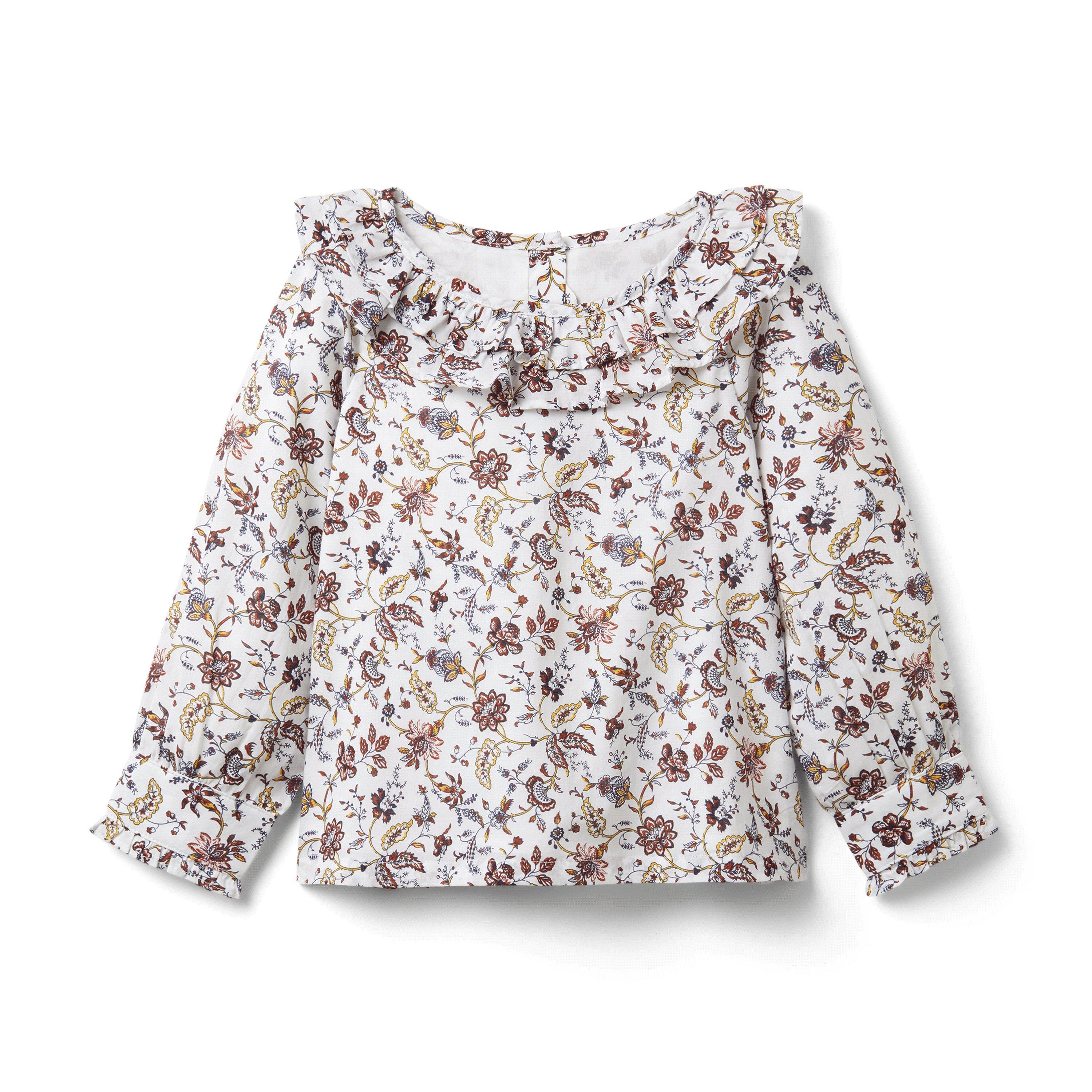 Floral Ruffle Top image number 0