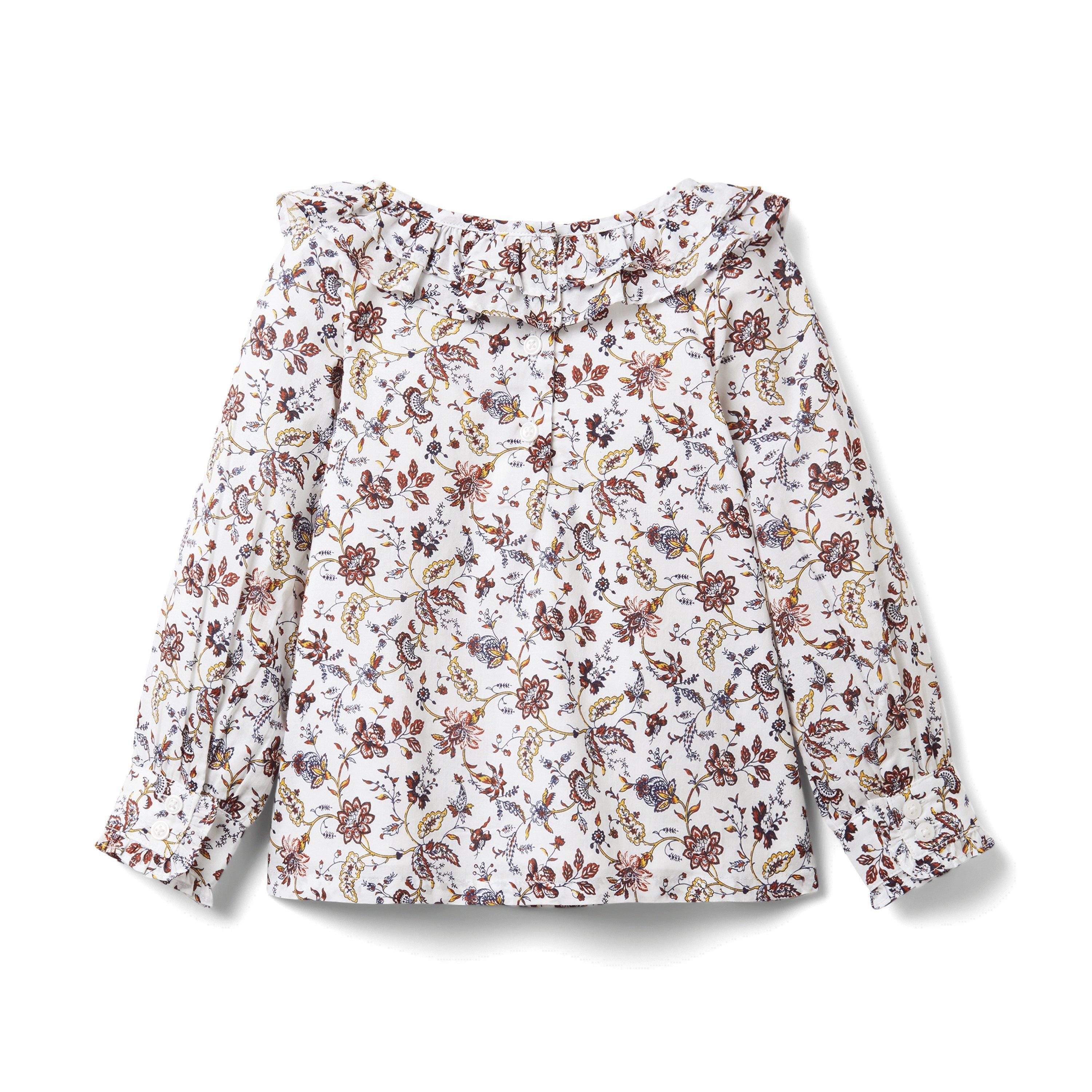 Floral Ruffle Top image number 1