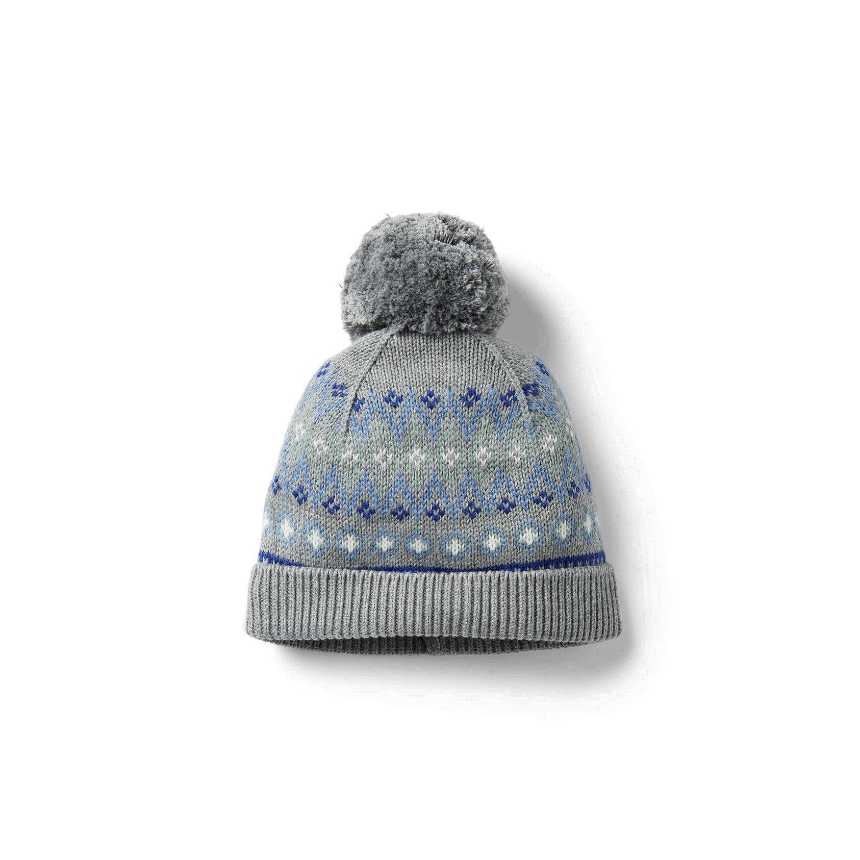 Baby Fair Isle Pom Beanie image number 0