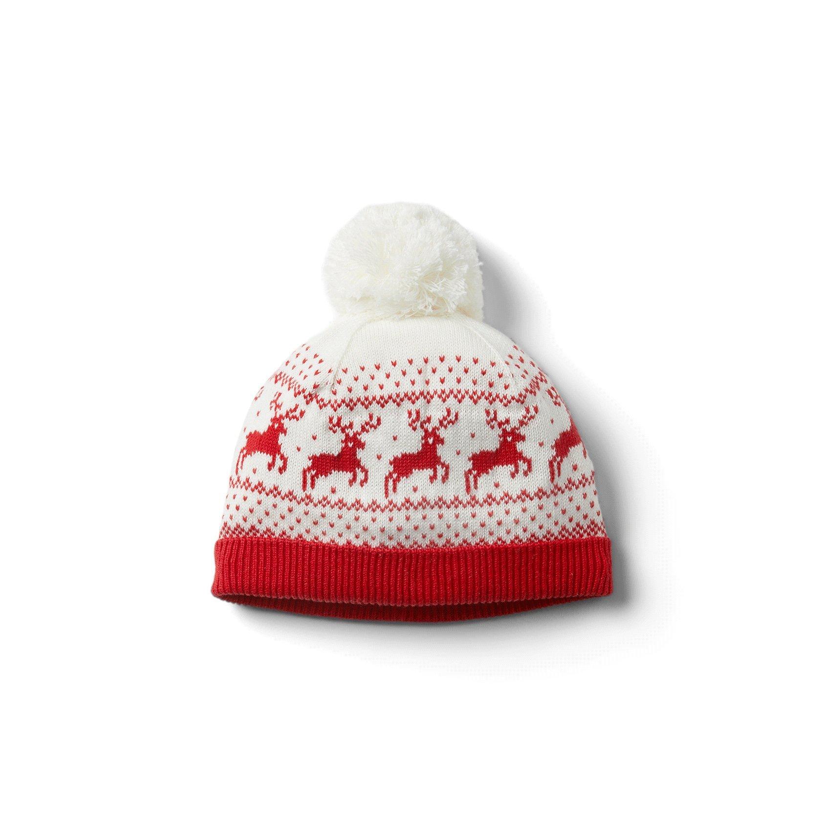 Baby Reindeer Fair Isle Beanie image number 0
