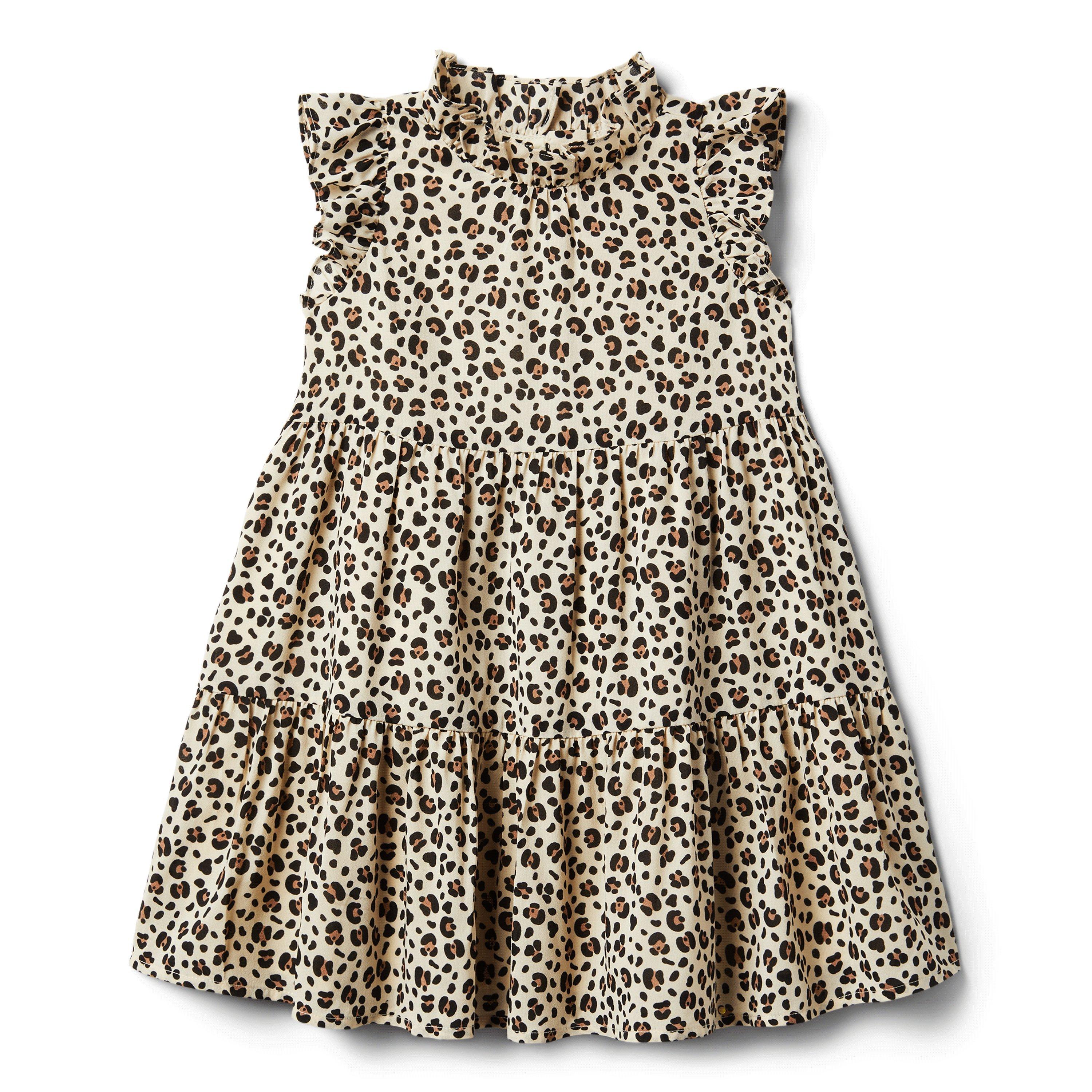 Leopard Ruffle Dress image number 0