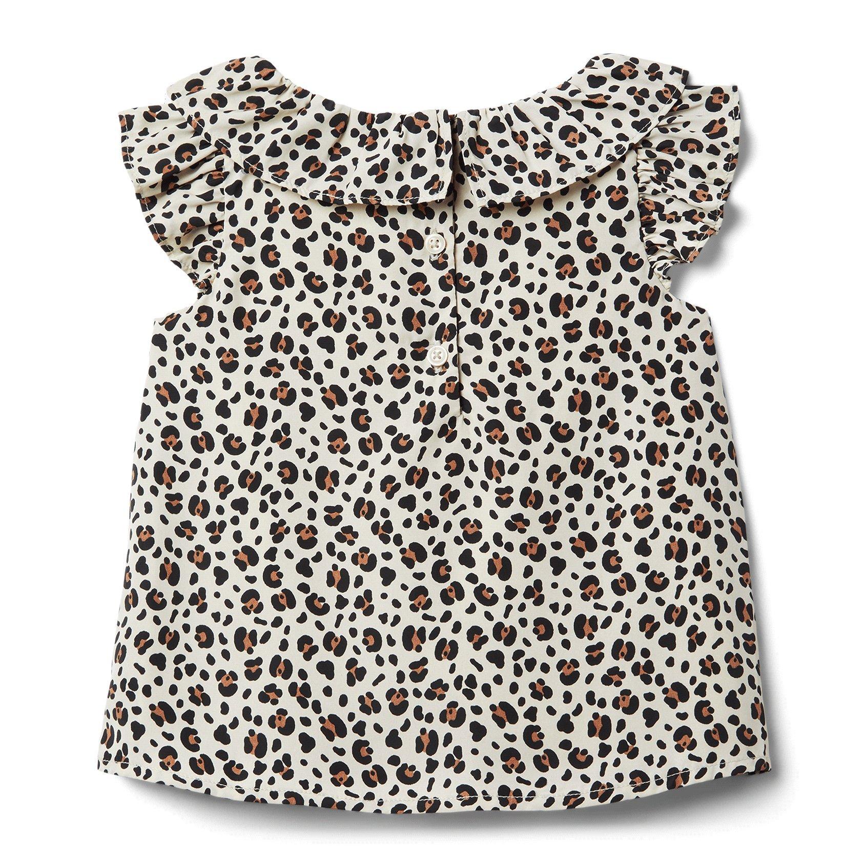 Leopard Ruffle Top  image number 2