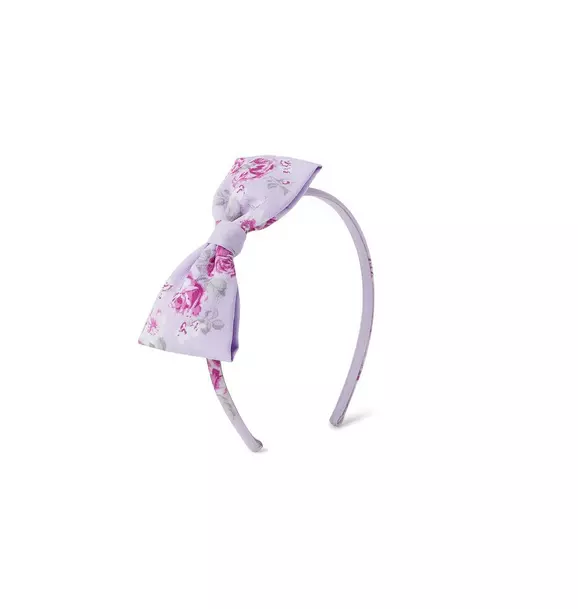 Floral Bow Headband