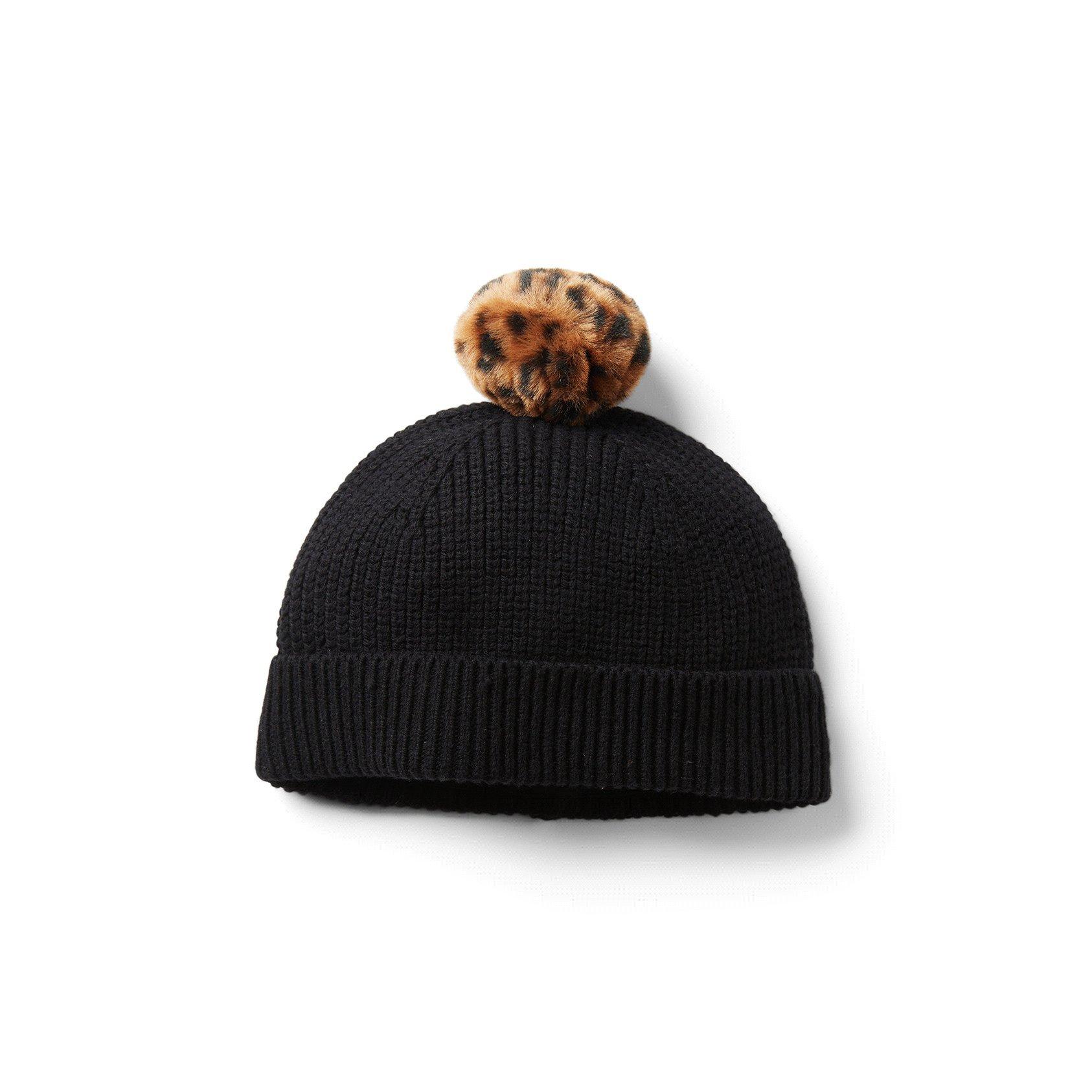 Leopard  Pom Beanie  image number 0