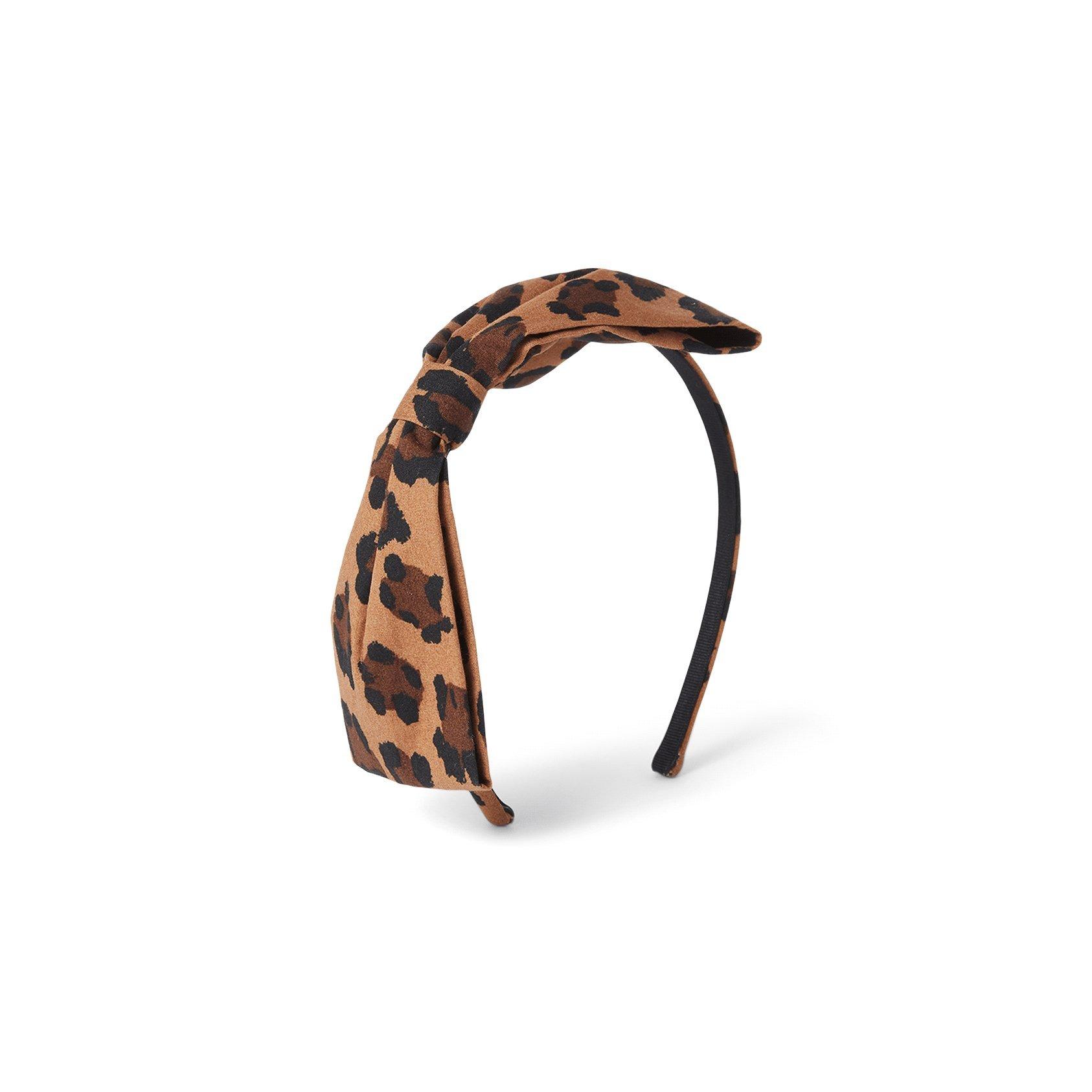 Leopard Bow Headband  image number 0