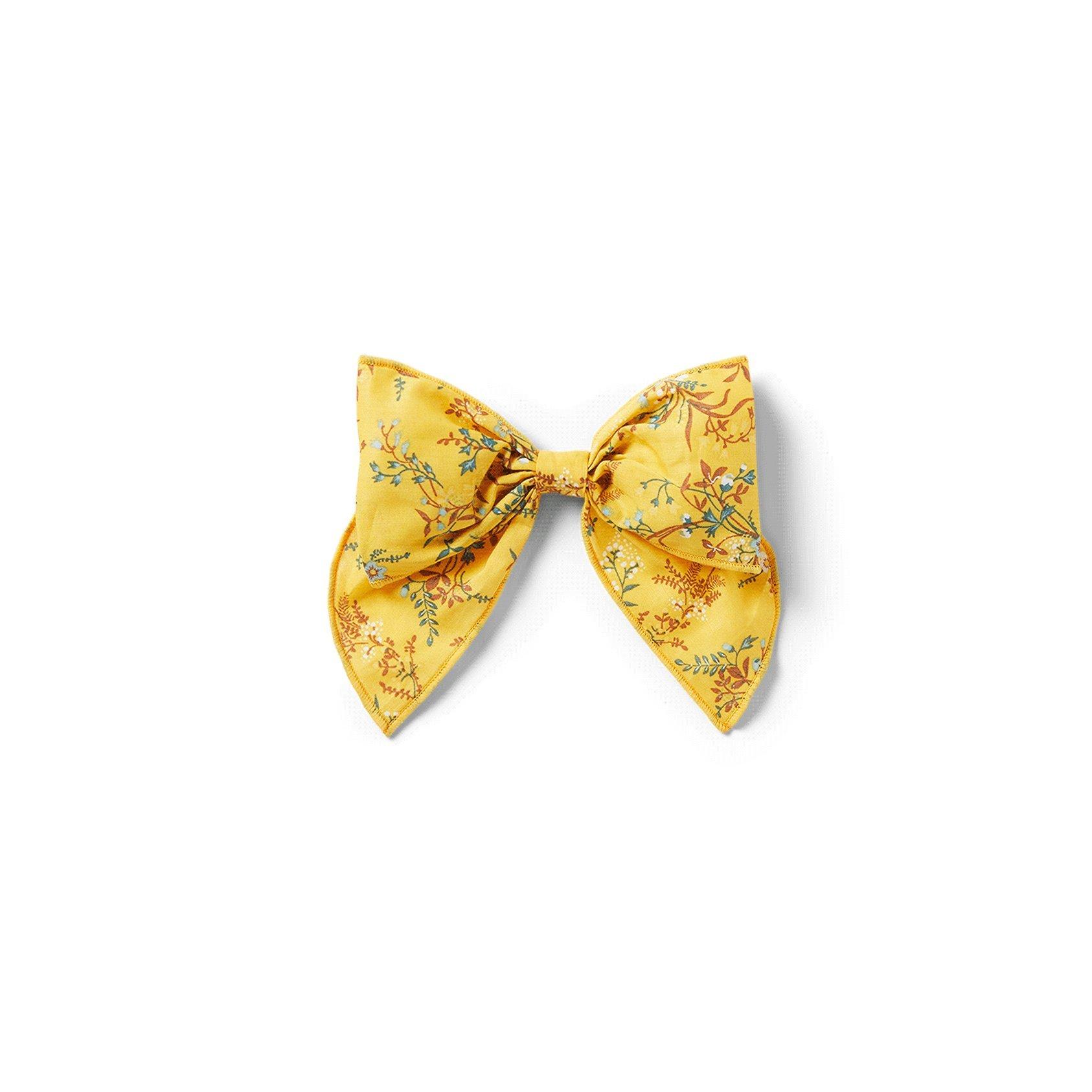 Floral Bow Barrette image number 0