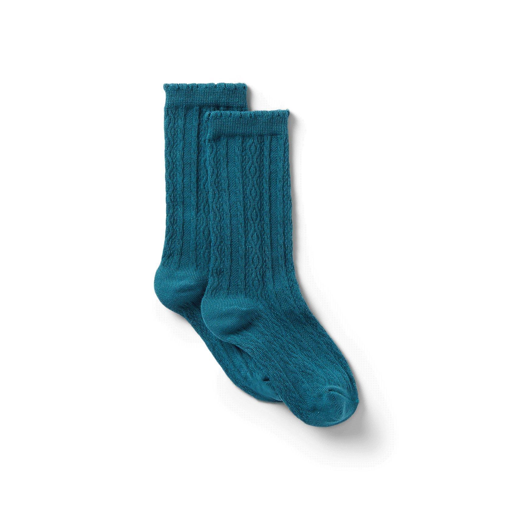 Knee-High Cable Knit Sock image number 0
