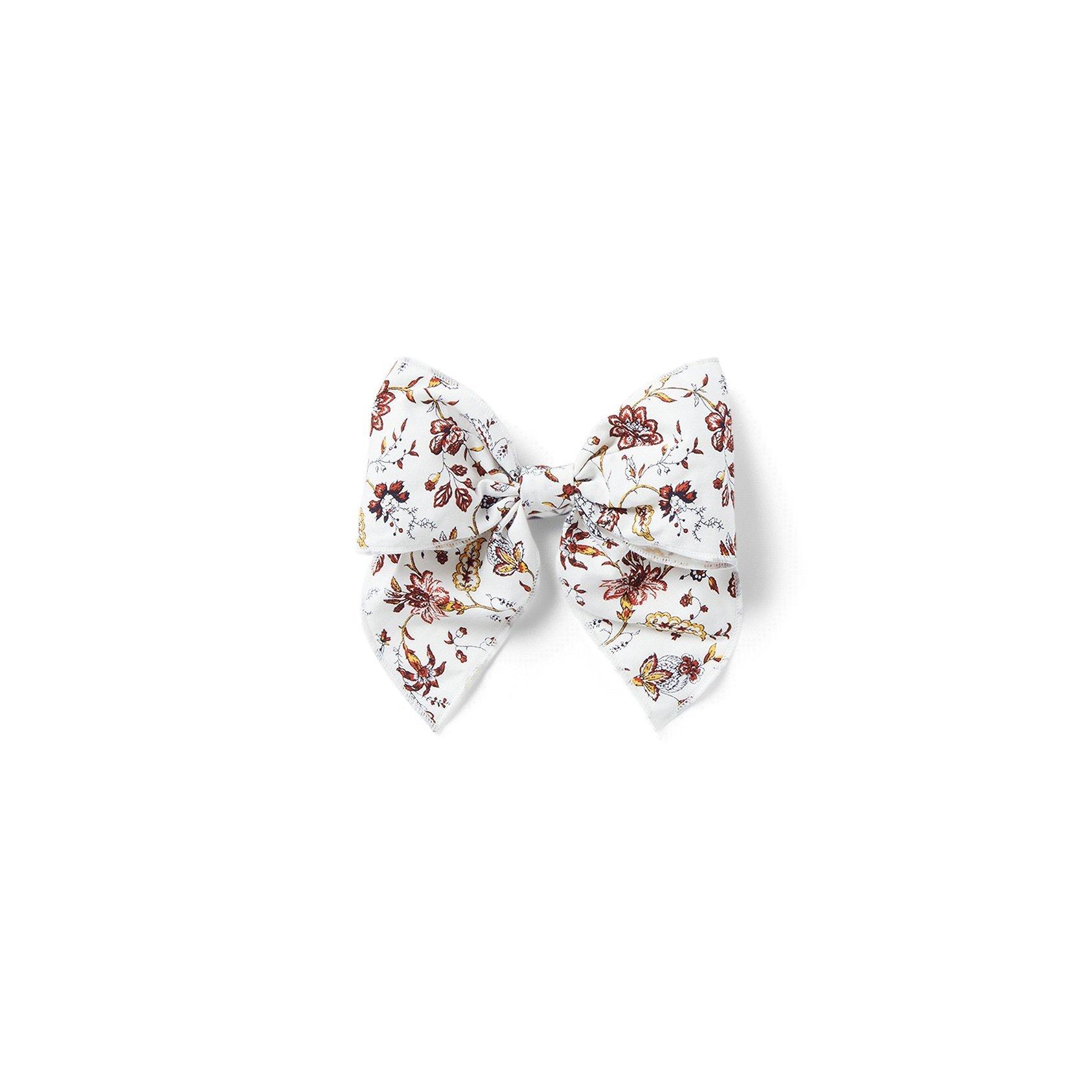 Floral Bow Barrette image number 0