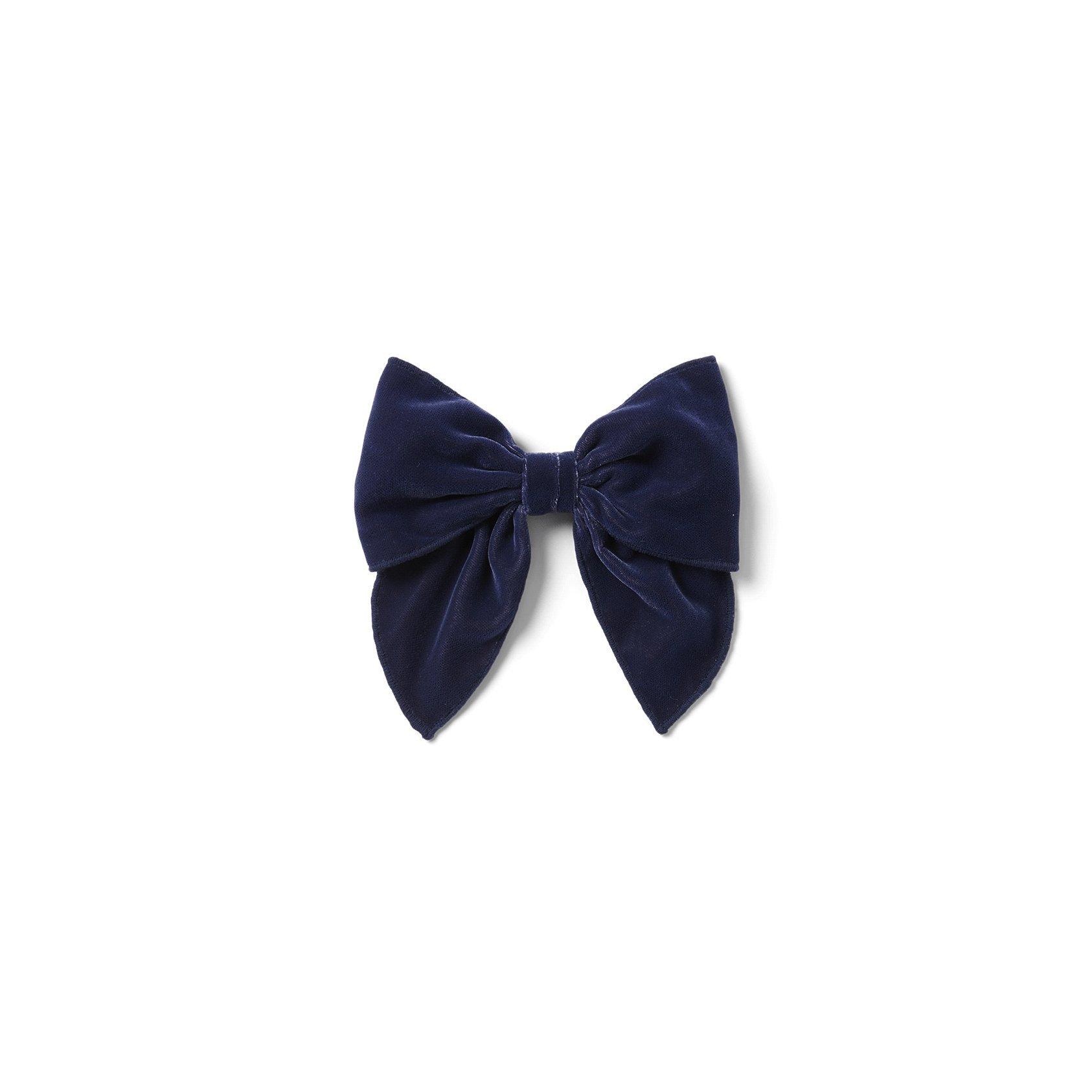 Velvet Bow Barrette image number 0