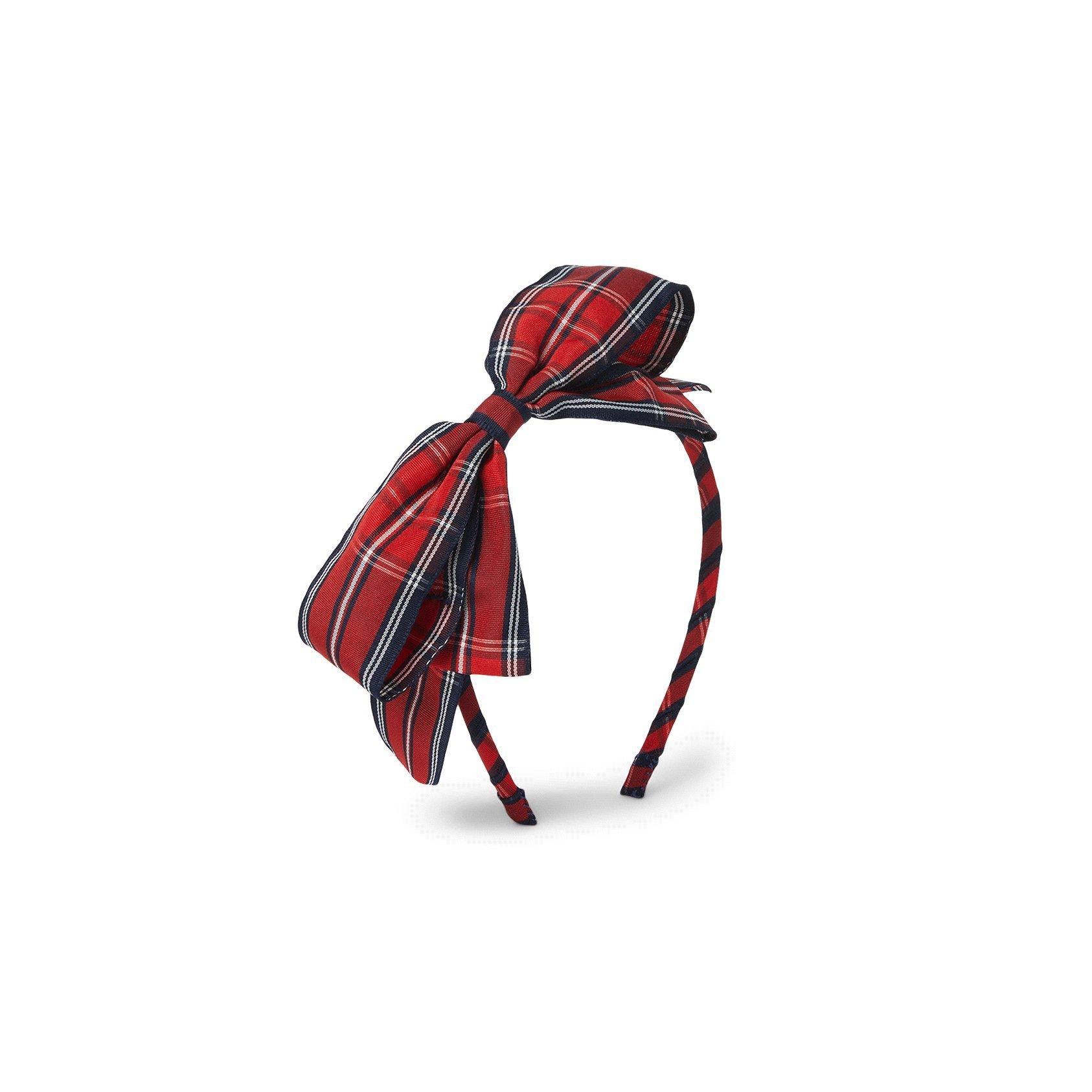Plaid Bow Headband image number 0