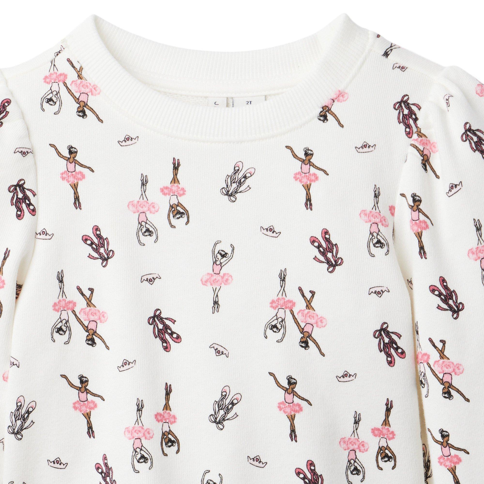 Ballerina Print Sweatshirt