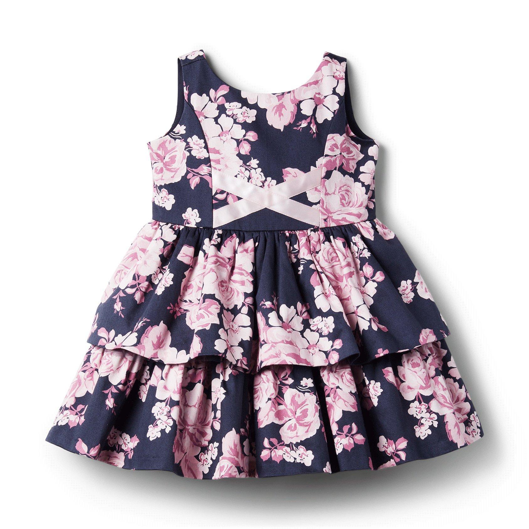 Brown Girls Do Ballet Floral Tiered Dress