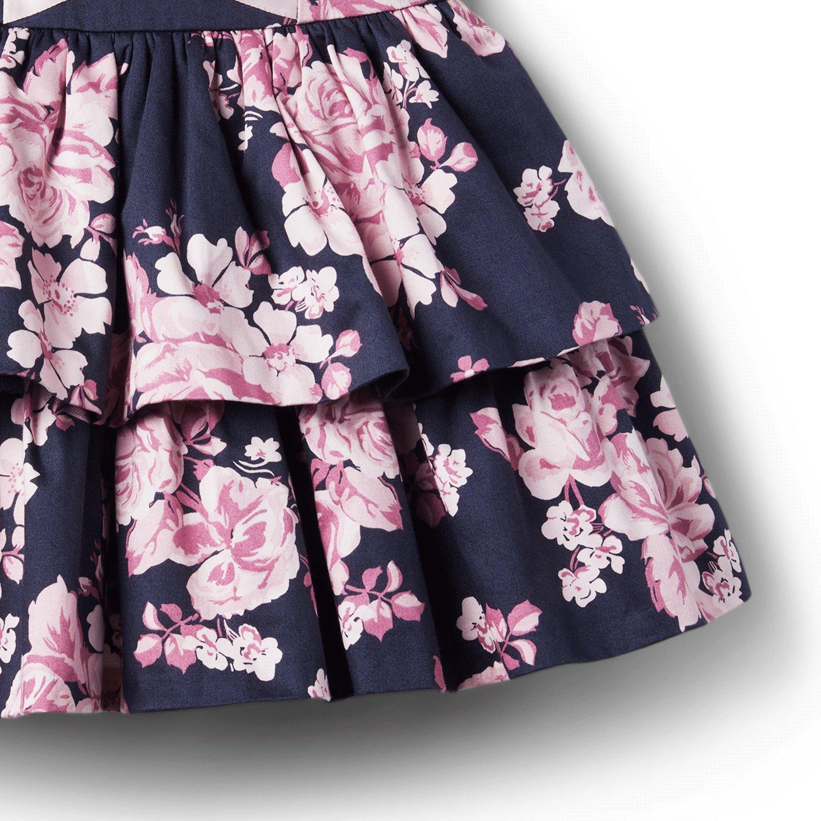 Brown Girls Do Ballet Floral Tiered Dress image number 2