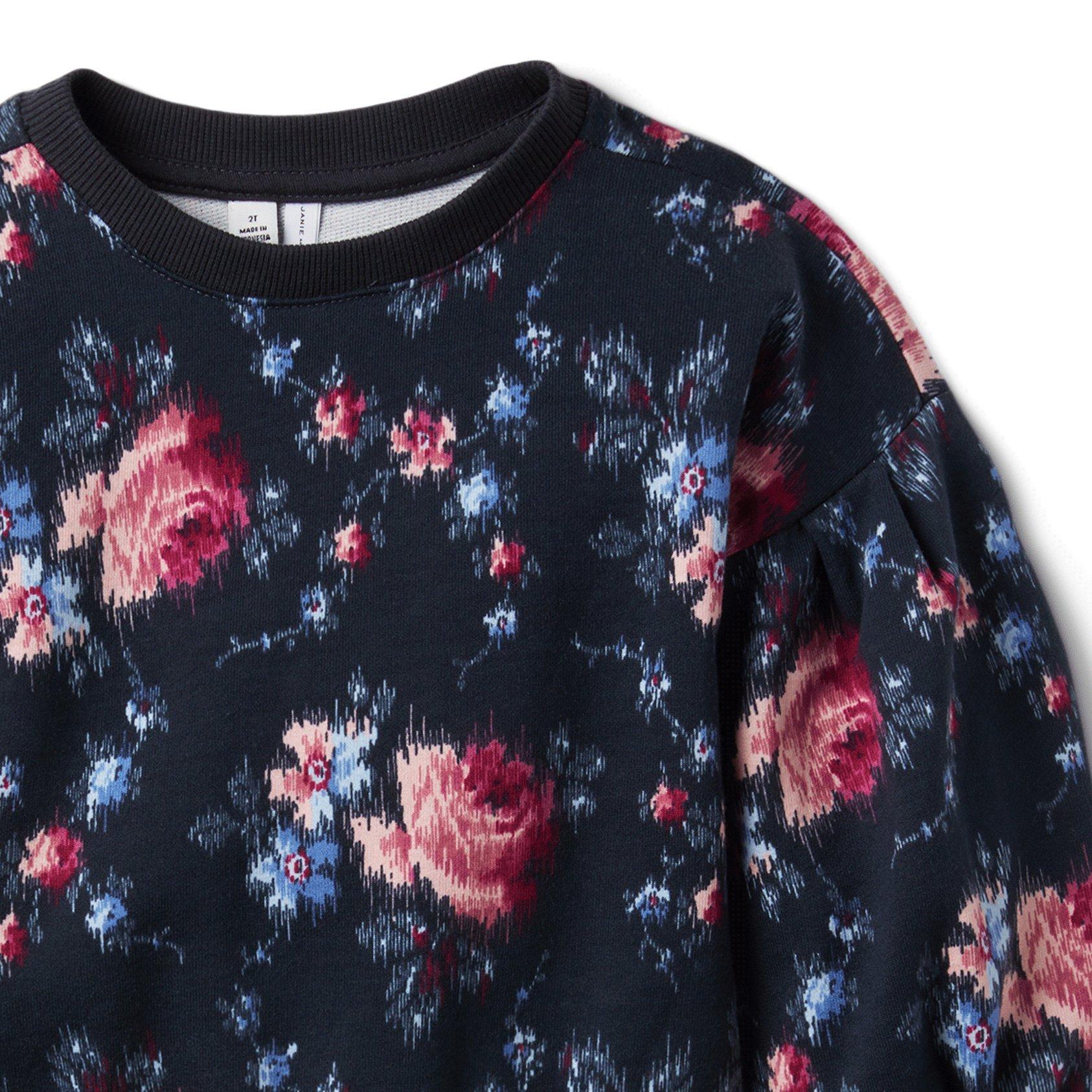 Brown Girls Do Ballet Floral Sweatshirt image number 2