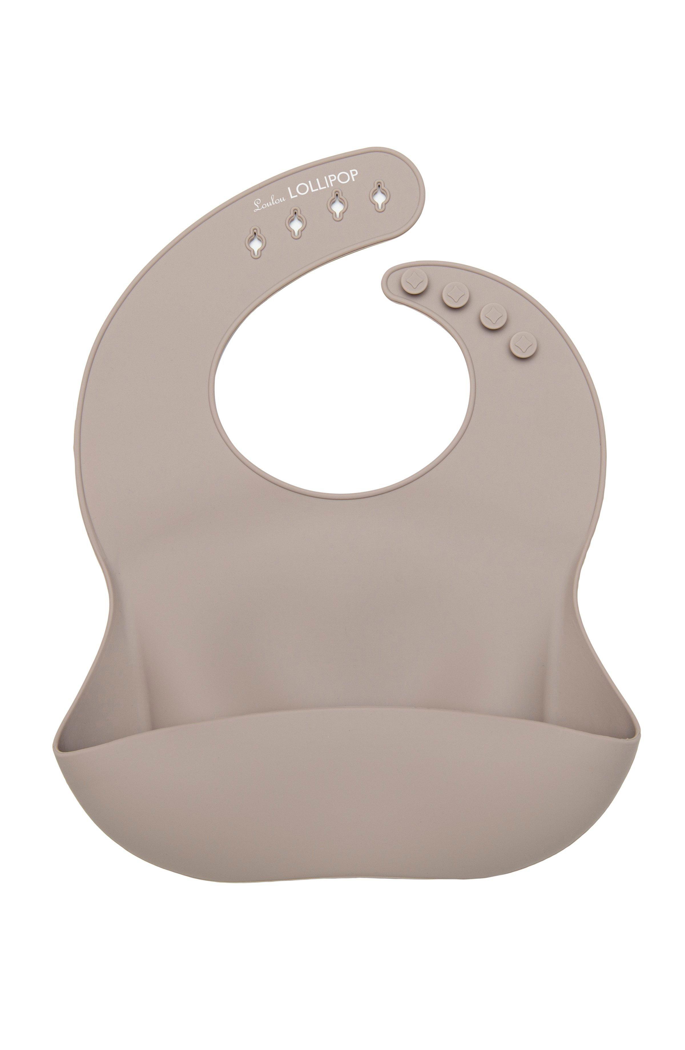 Loulou Lollipop Mushroom Silicone Bib image number 0