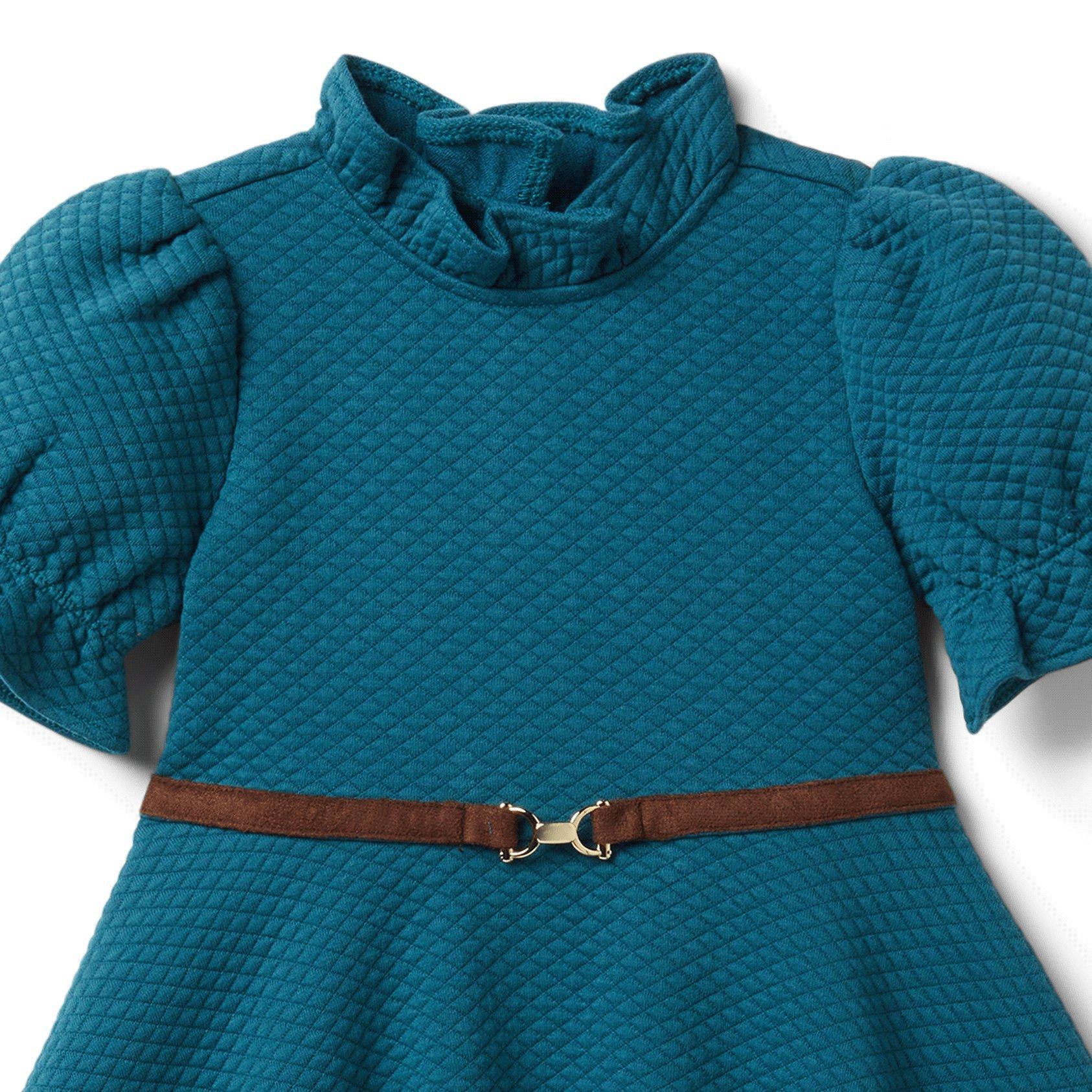Quilted Puff Sleeve Dress image number 2