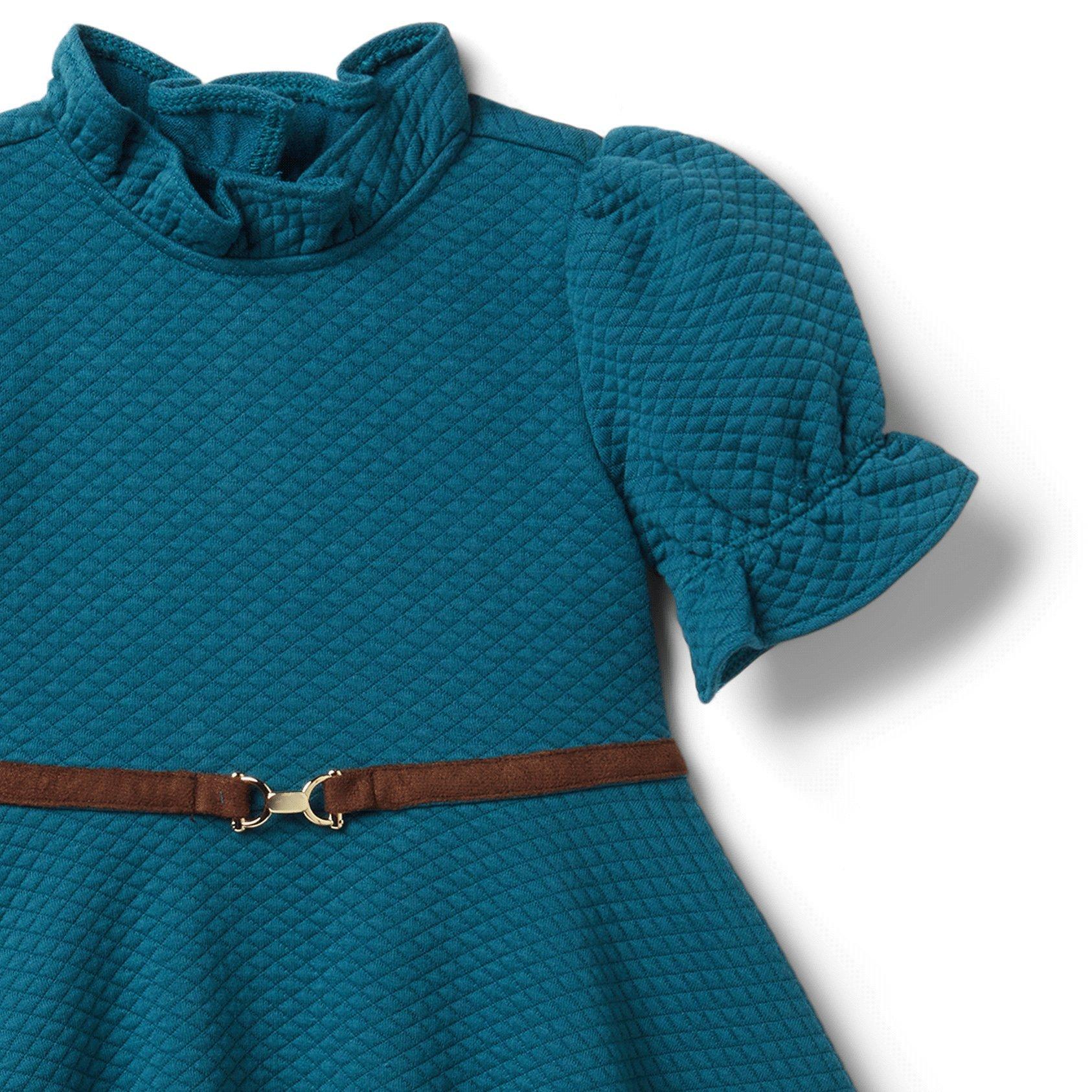 Quilted Puff Sleeve Dress image number 3