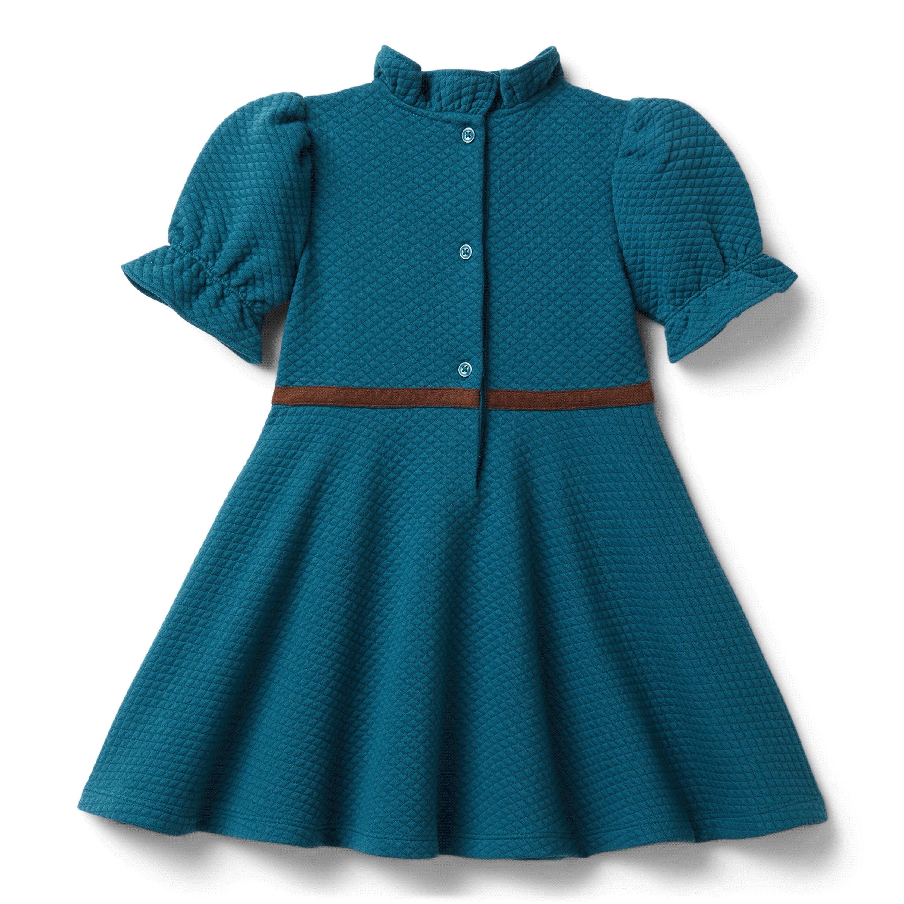 Quilted Puff Sleeve Dress image number 1