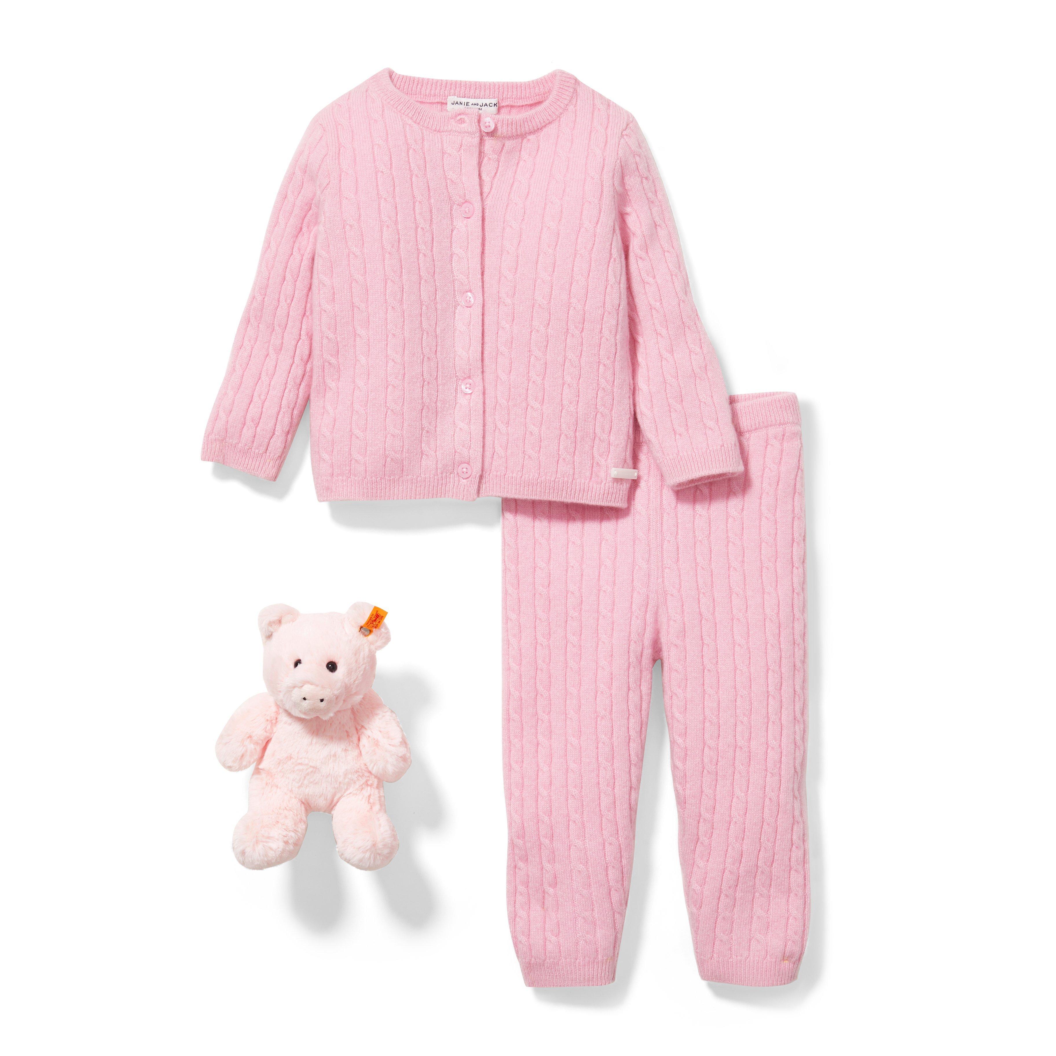Baby 3-Piece Pink Cashmere Gift Box  image number 0
