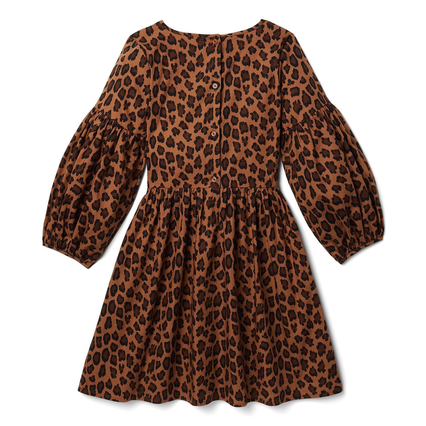 Leopard Smocked Dress image number 2