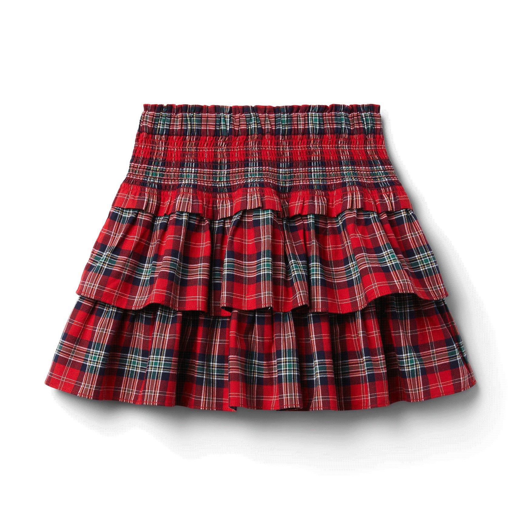 Christmas plaid skirt outlet 8x8