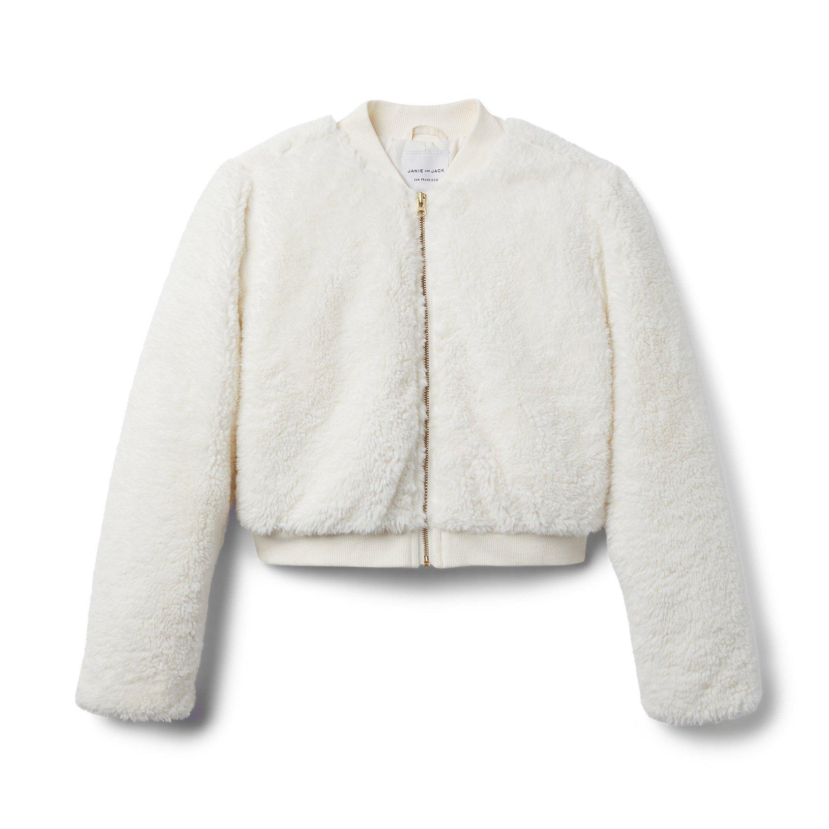 Faux Fur Bomber Jacket 