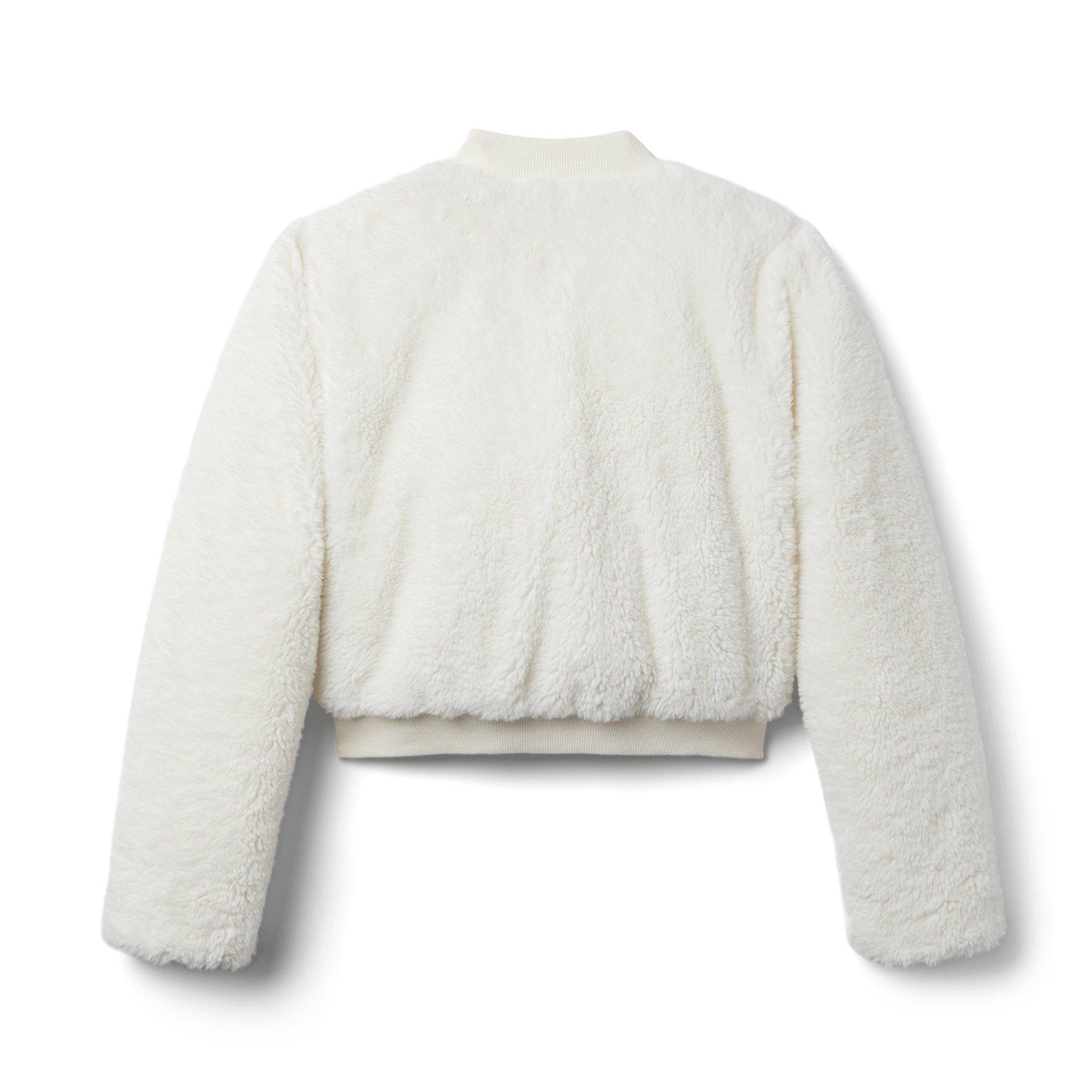 Faux Fur Bomber Jacket  image number 3