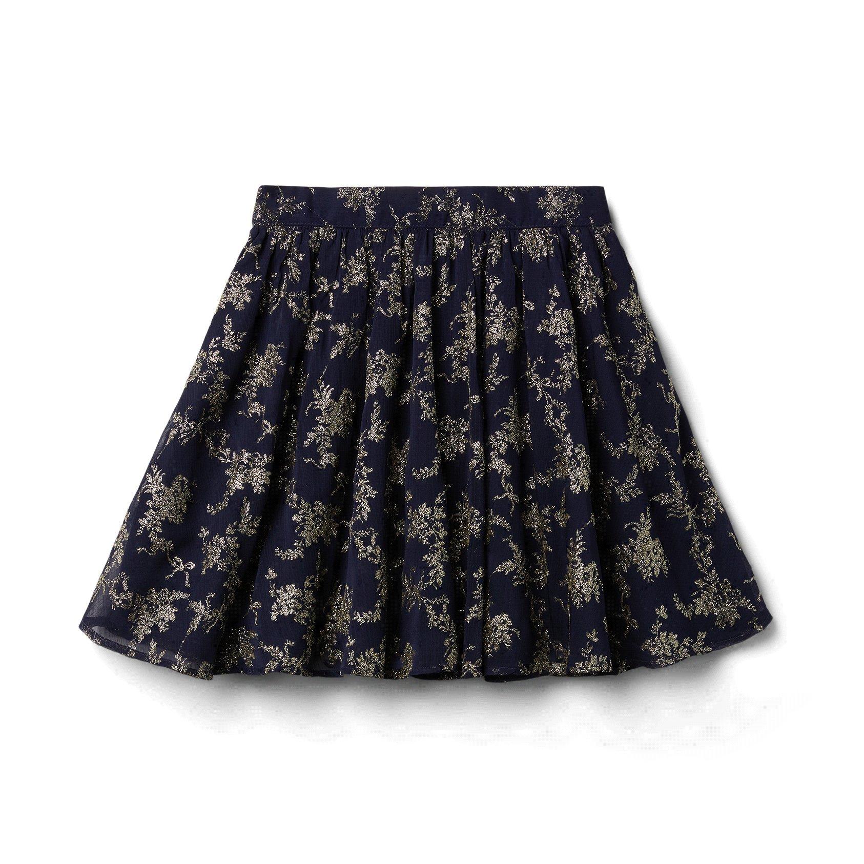 Glitter Floral Skirt image number 0