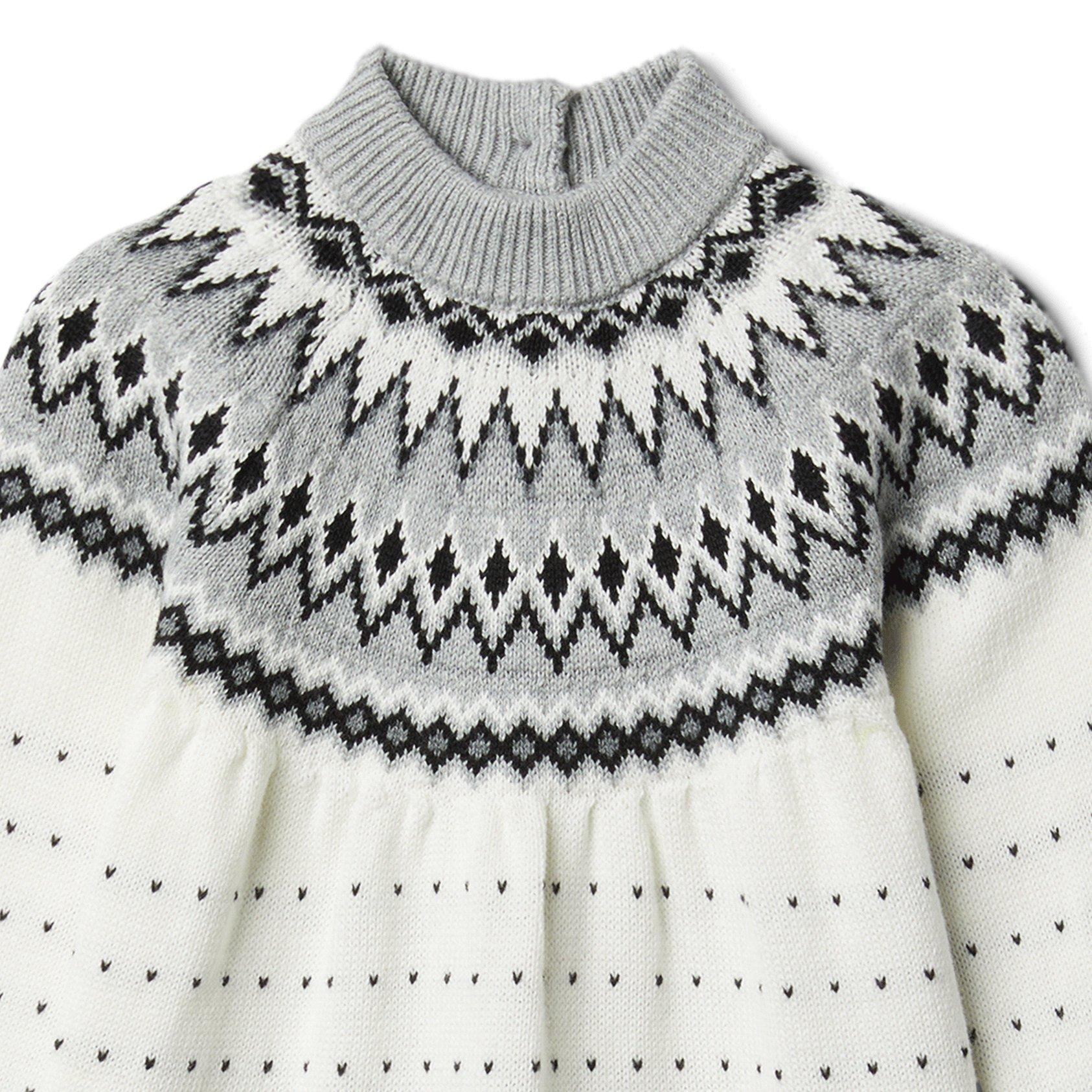 Baby Fair Isle Sweater Dress image number 1