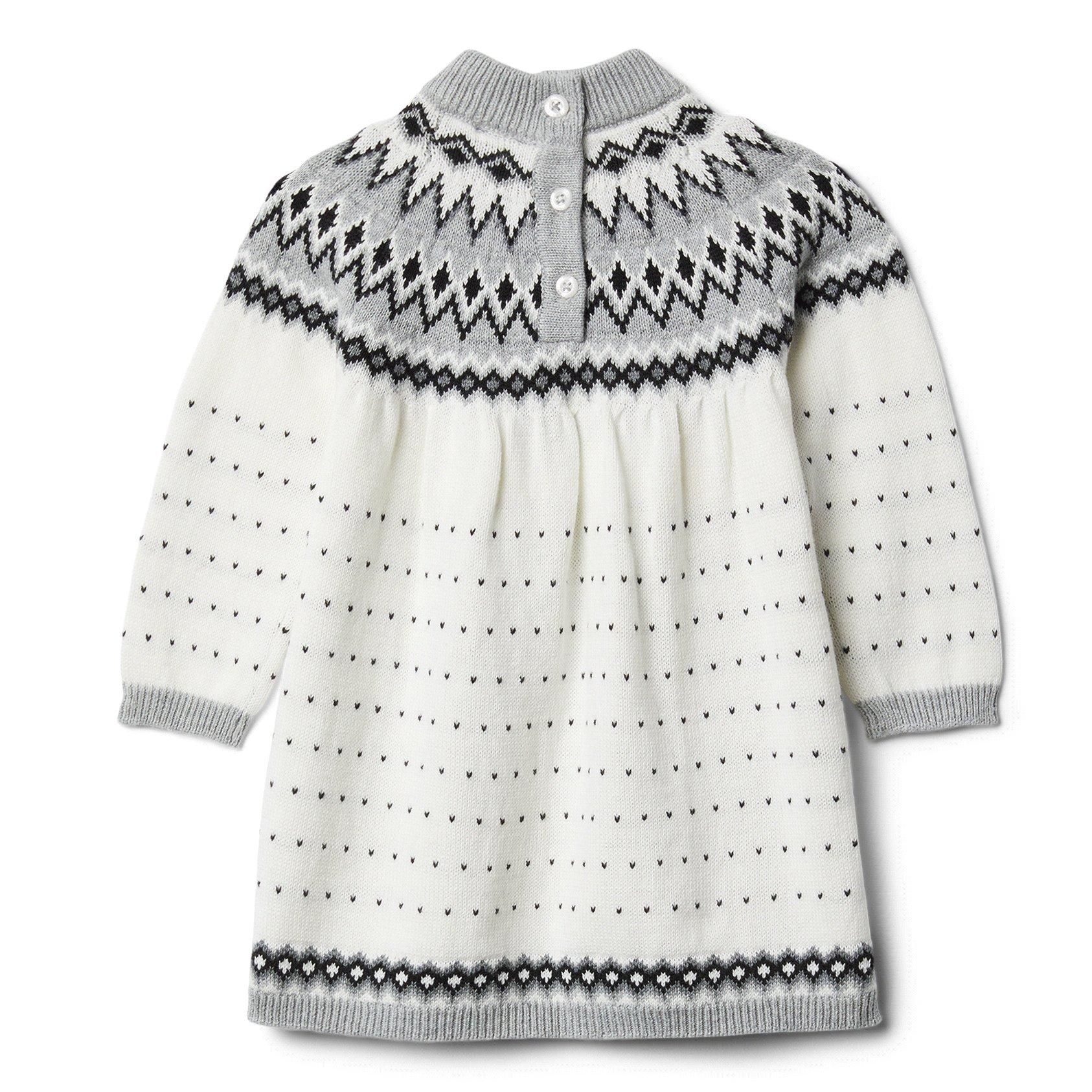 Baby Fair Isle Sweater Dress image number 3