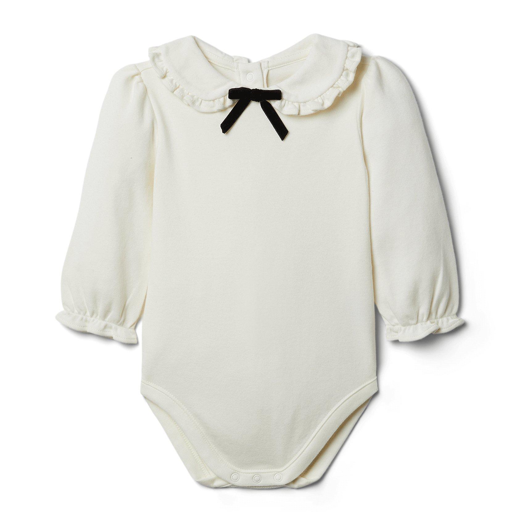 Baby Bow Collared Bodysuit image number 0