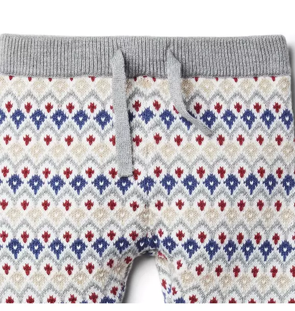 Baby Fair Isle Jogger image number 1