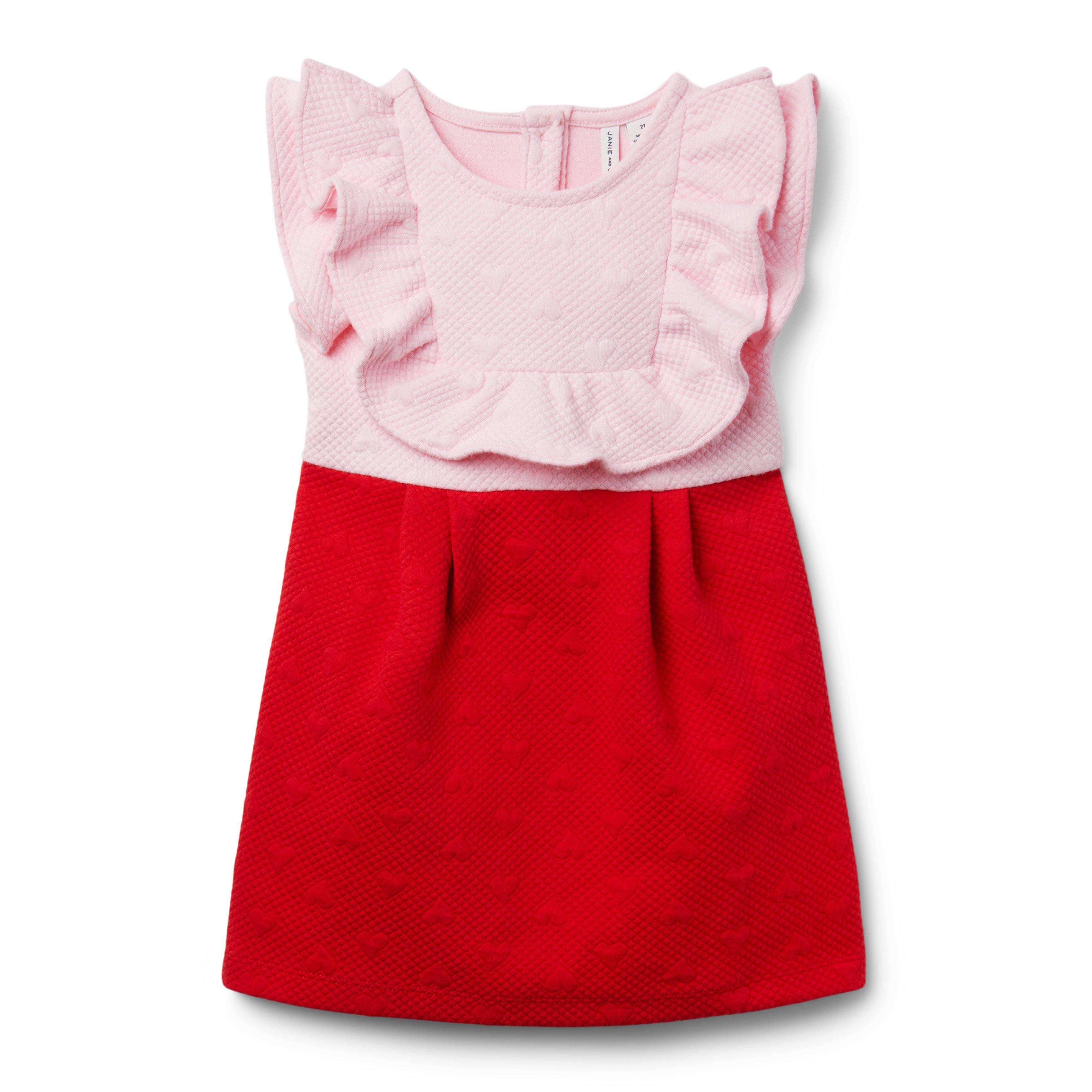 Quilted Heart Colorblocked Dress image number 0