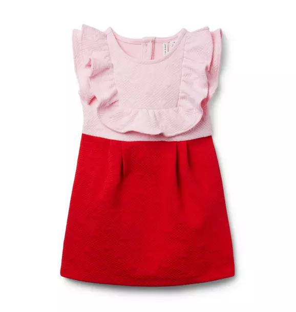 Quilted Heart Colorblocked Dress