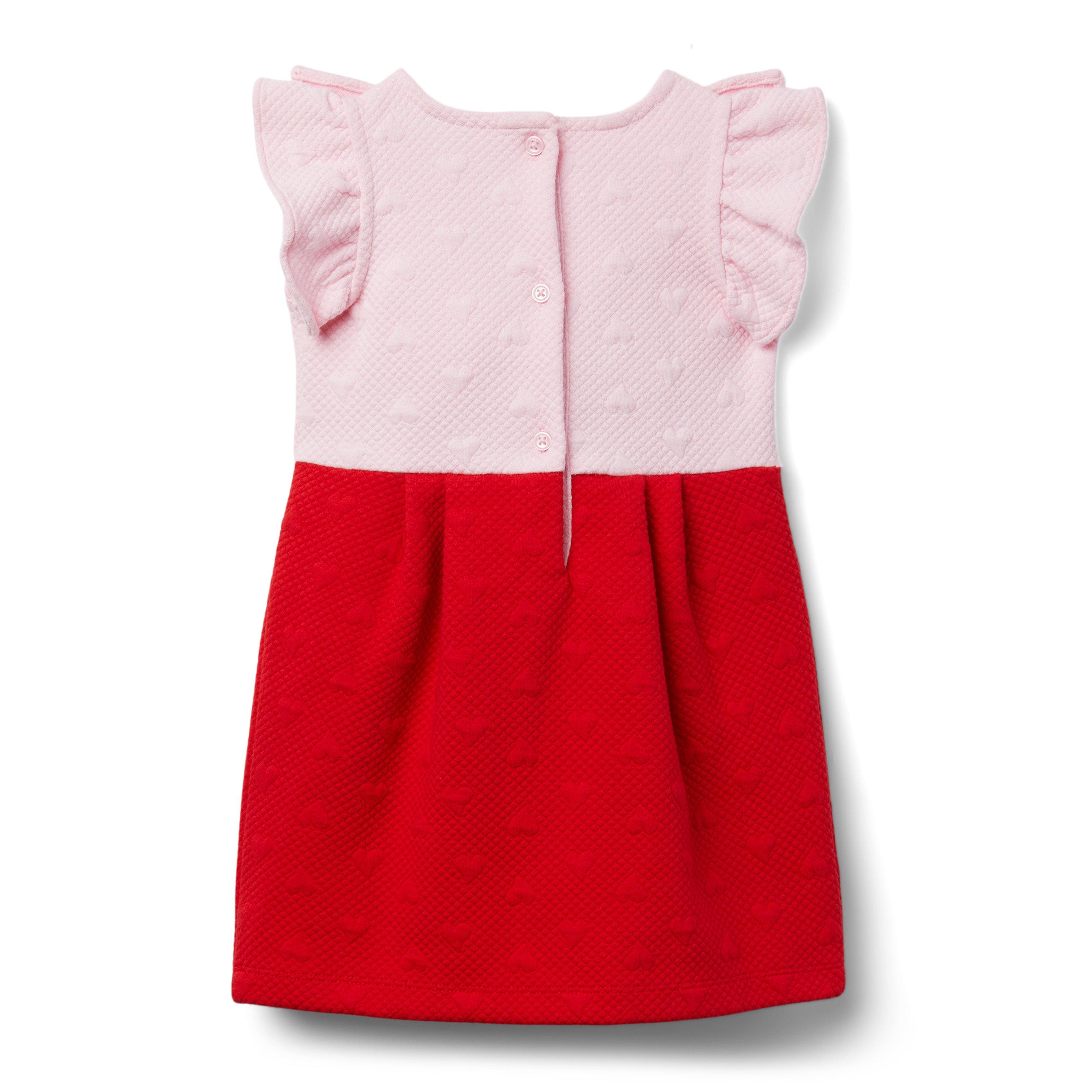 Quilted Heart Colorblocked Dress image number 1