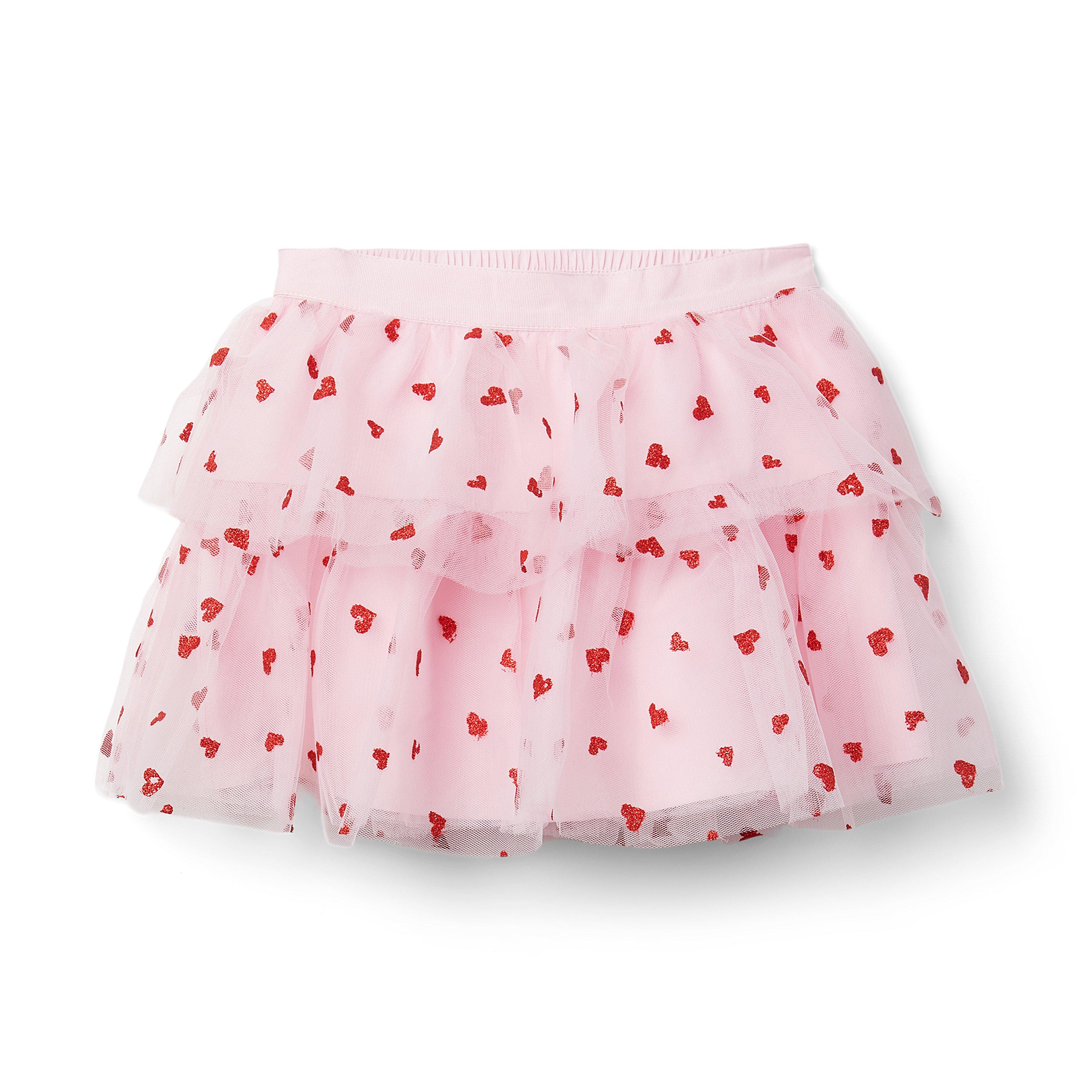 Glitter Heart Tulle Skirt image number 0