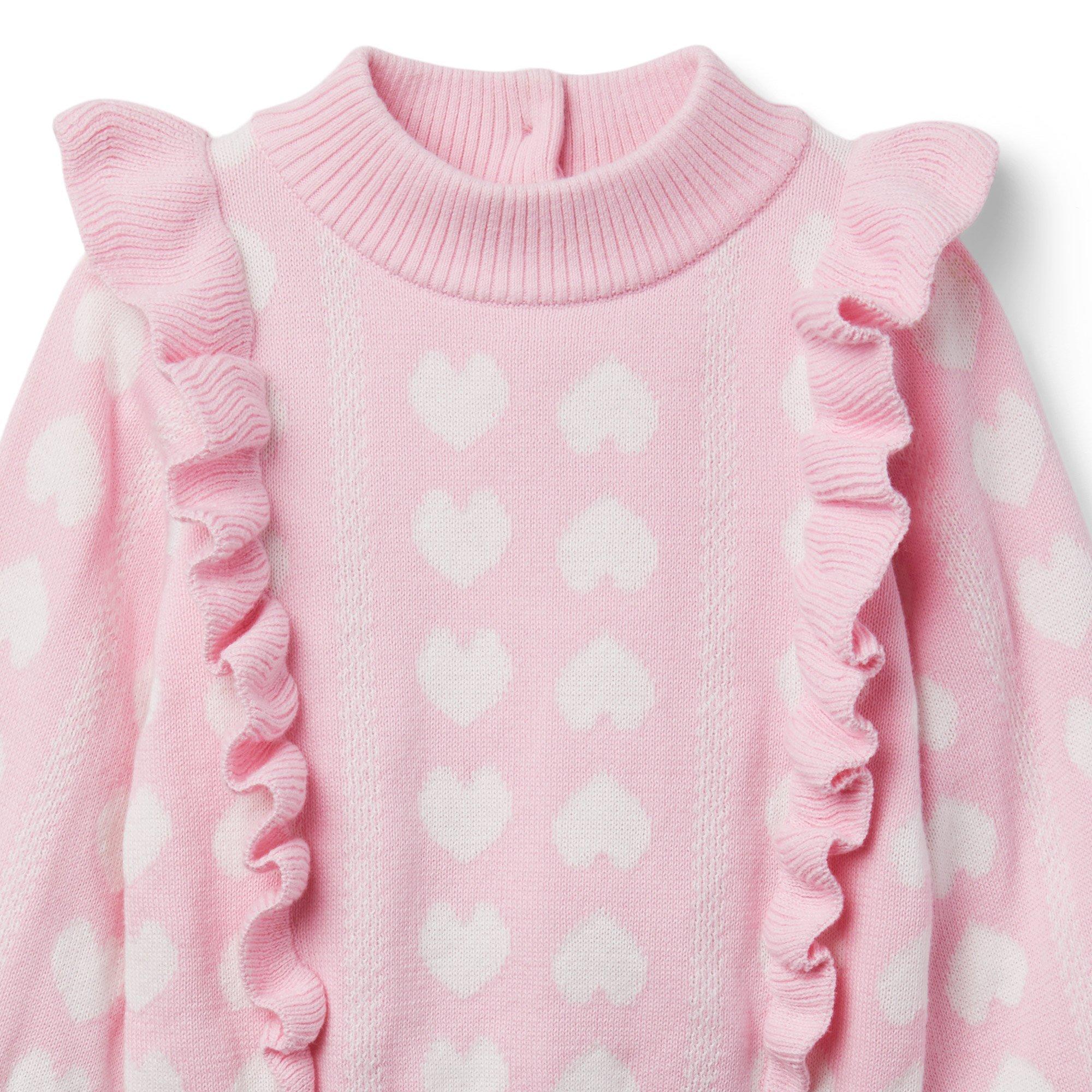 Heart Ruffle Sweater  image number 2