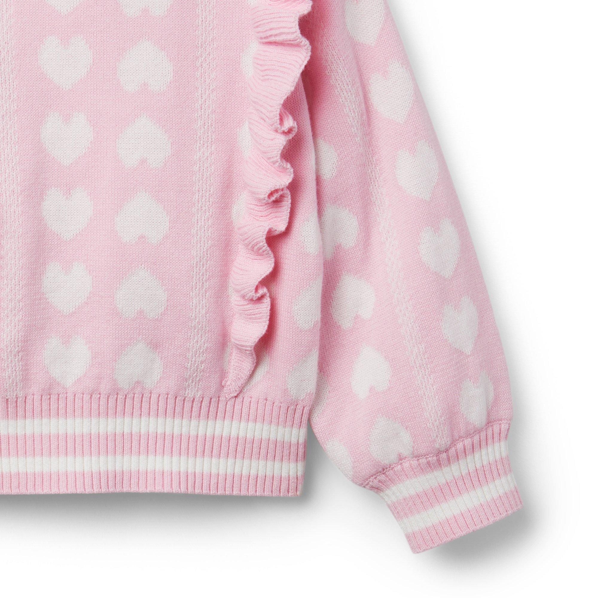 Heart Ruffle Sweater  image number 3