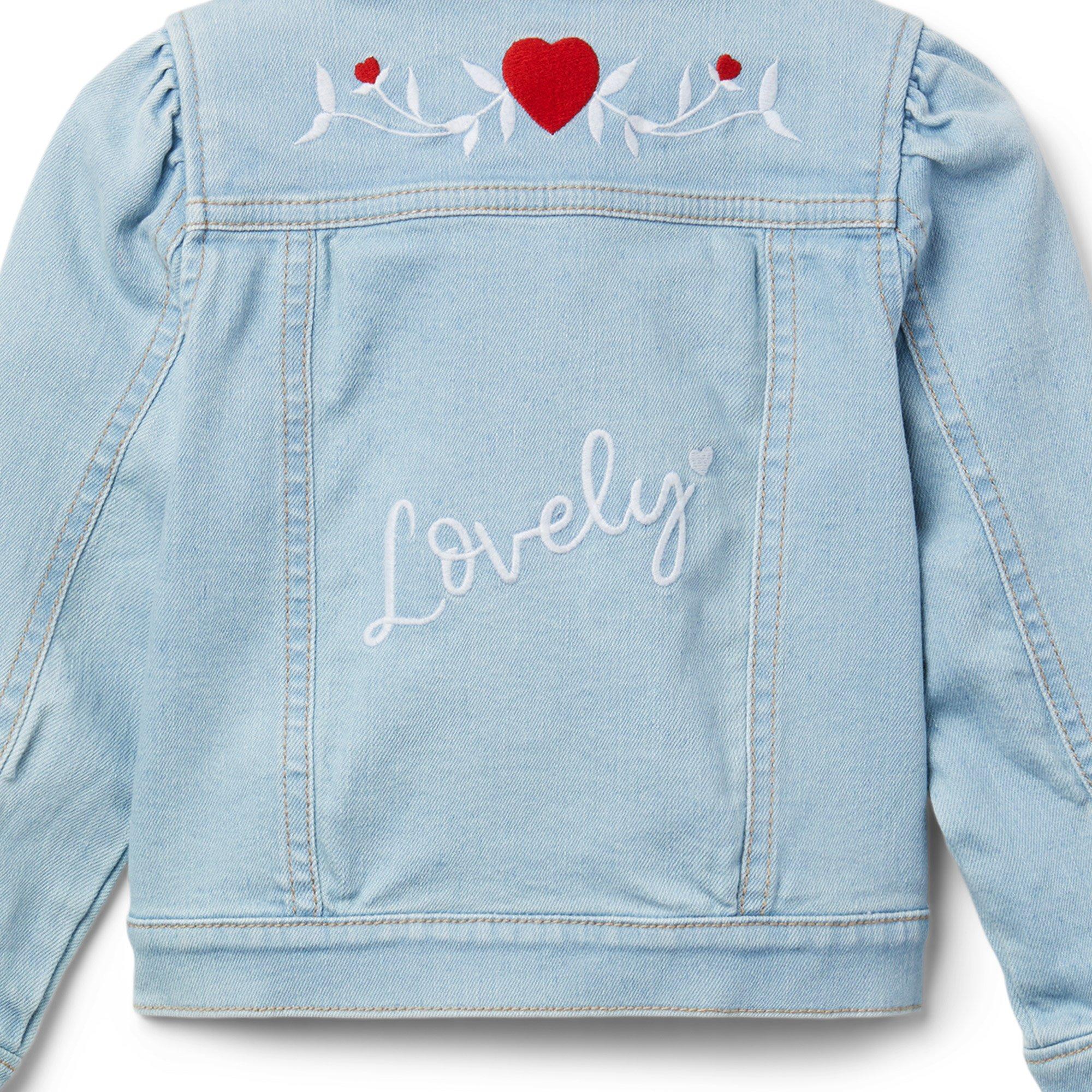 Embroidered Denim Jacket  image number 2