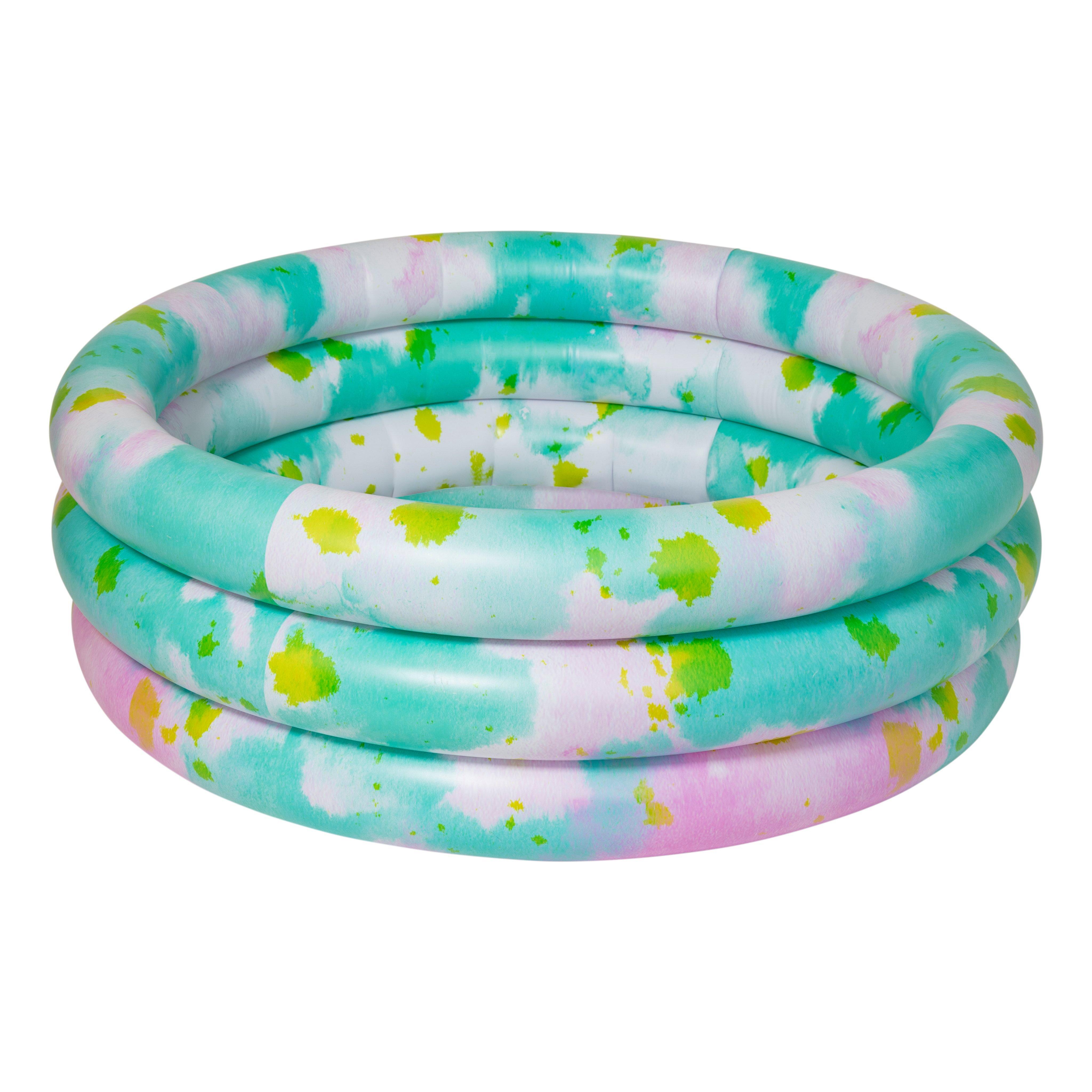 Sunnylife Tie Dye Inflatable Pool image number 0