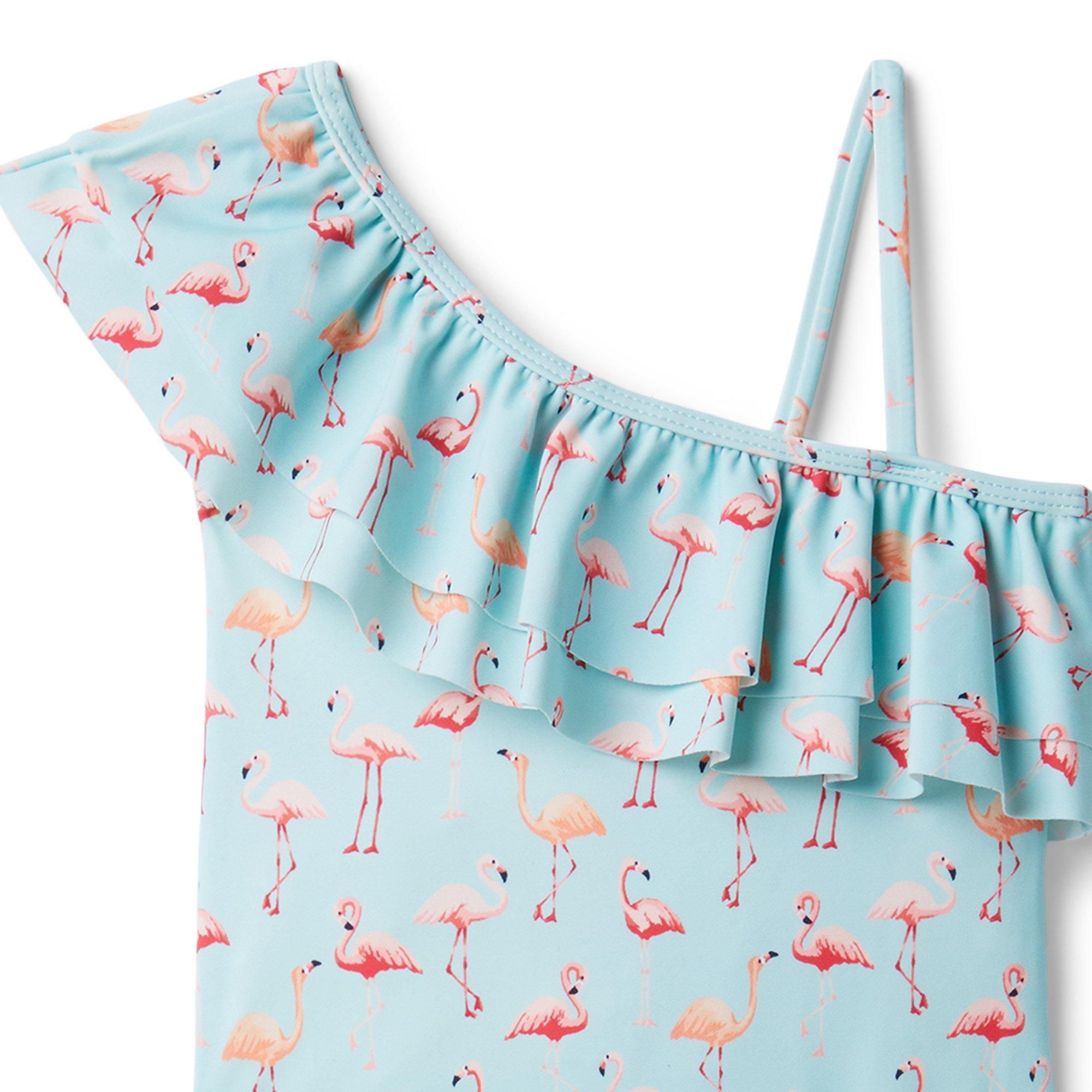 Flamingo Cold Shoulder Swimsuit image number 2