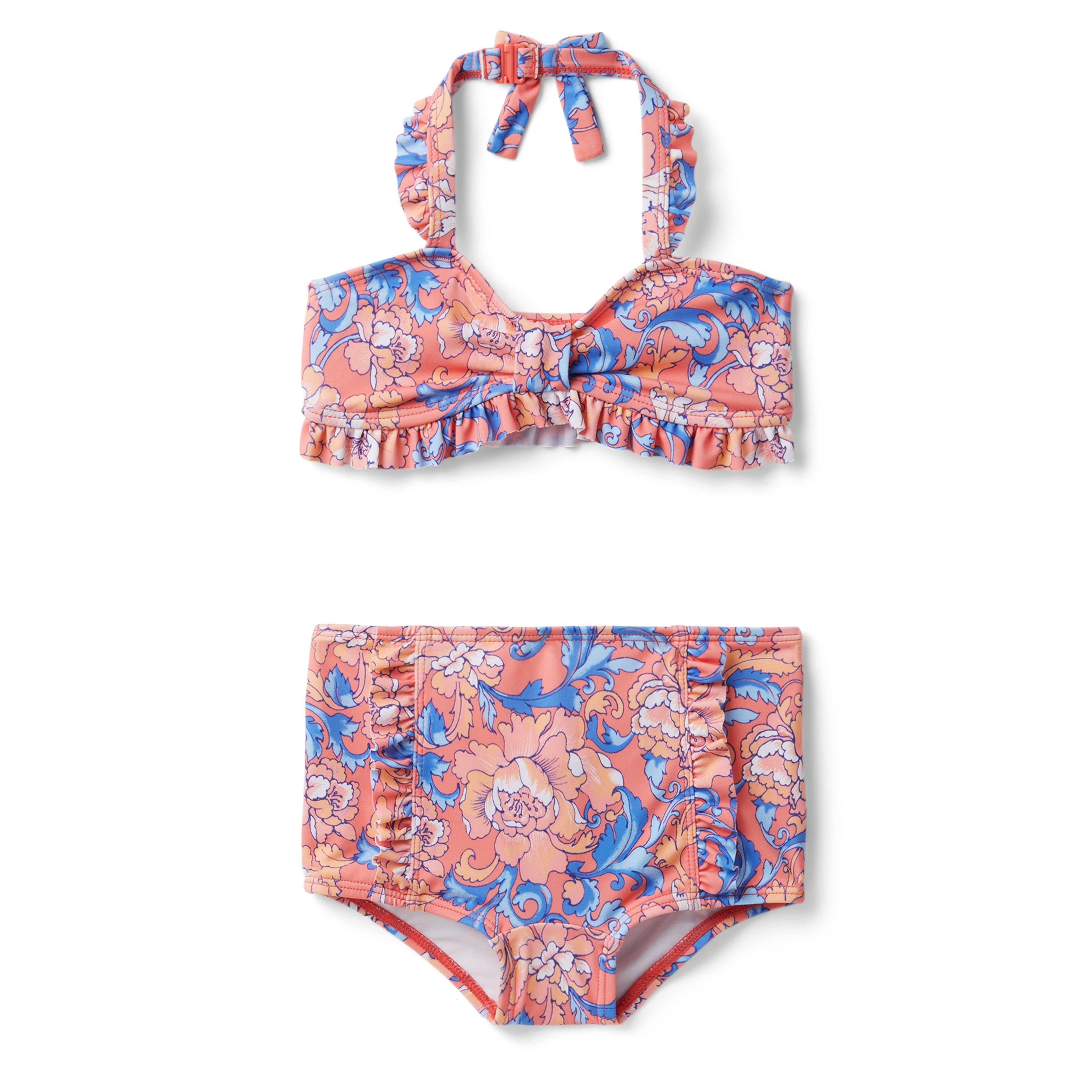 Floral Halter 2-Piece Swimsuit image number 0