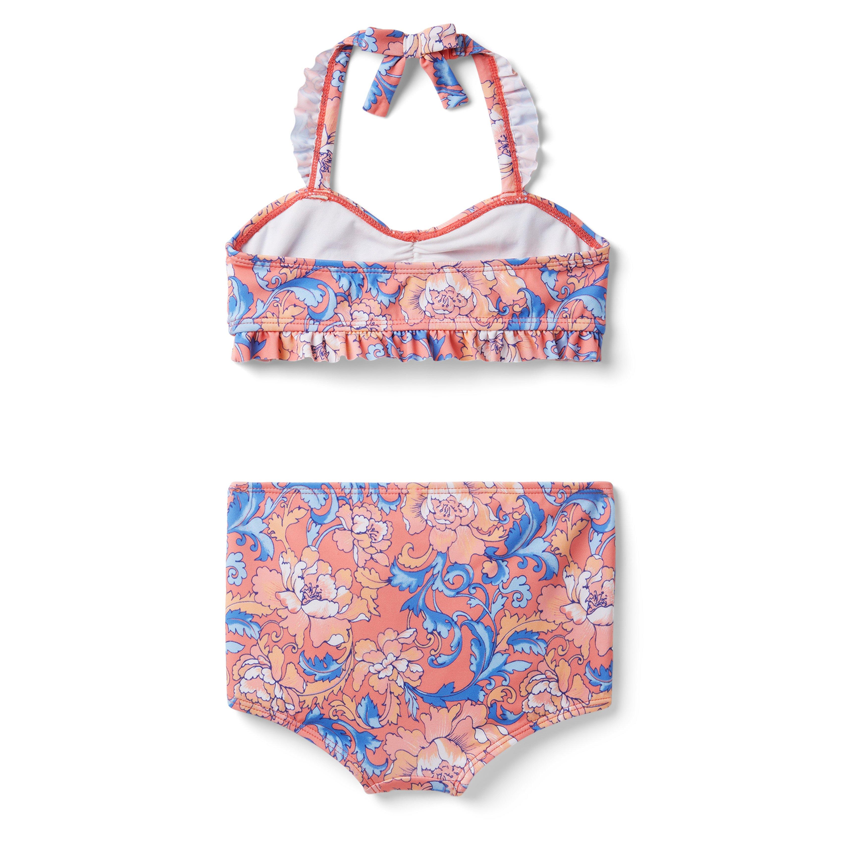 Floral Halter 2-Piece Swimsuit image number 1