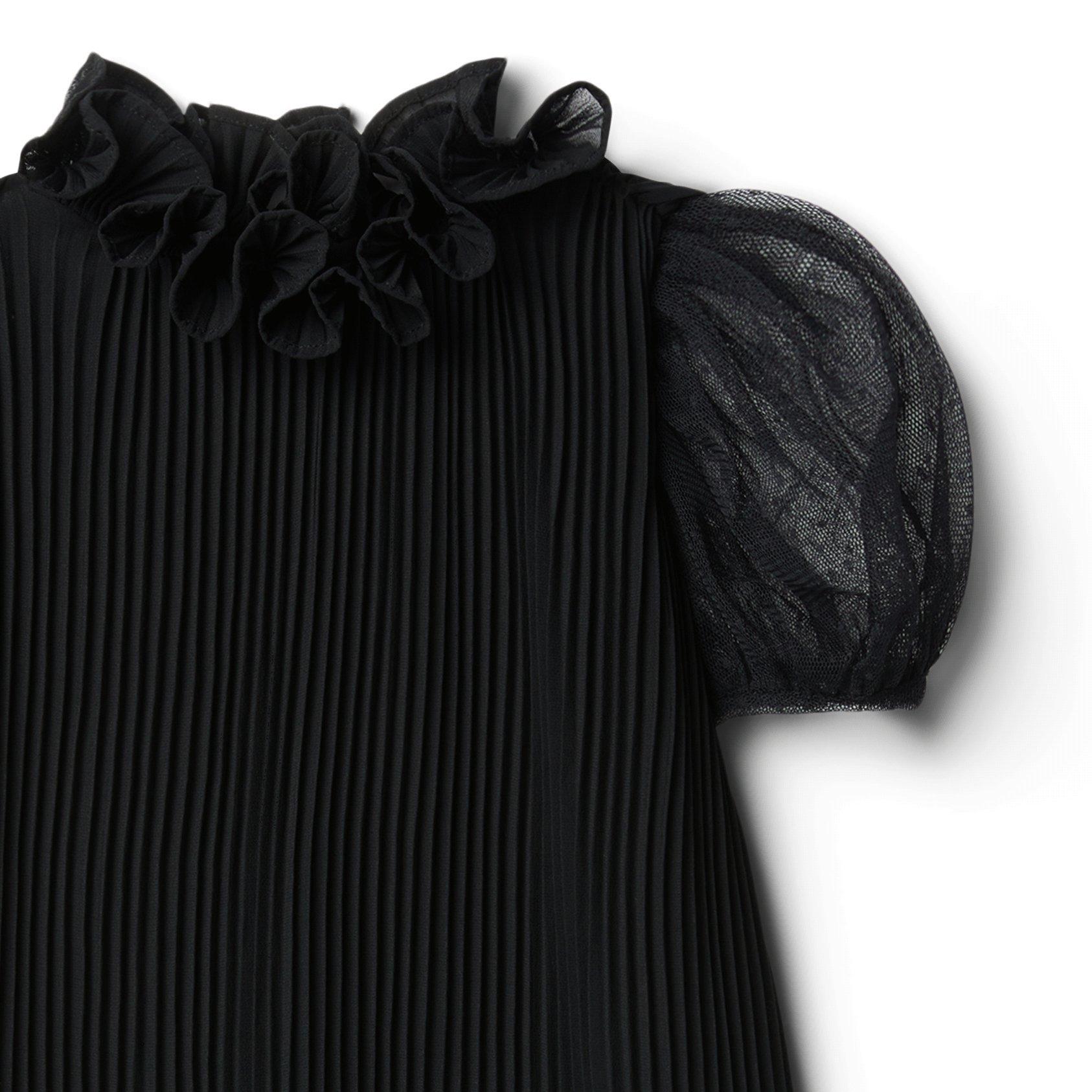 Pleated Puff Sleeve Dress image number 2