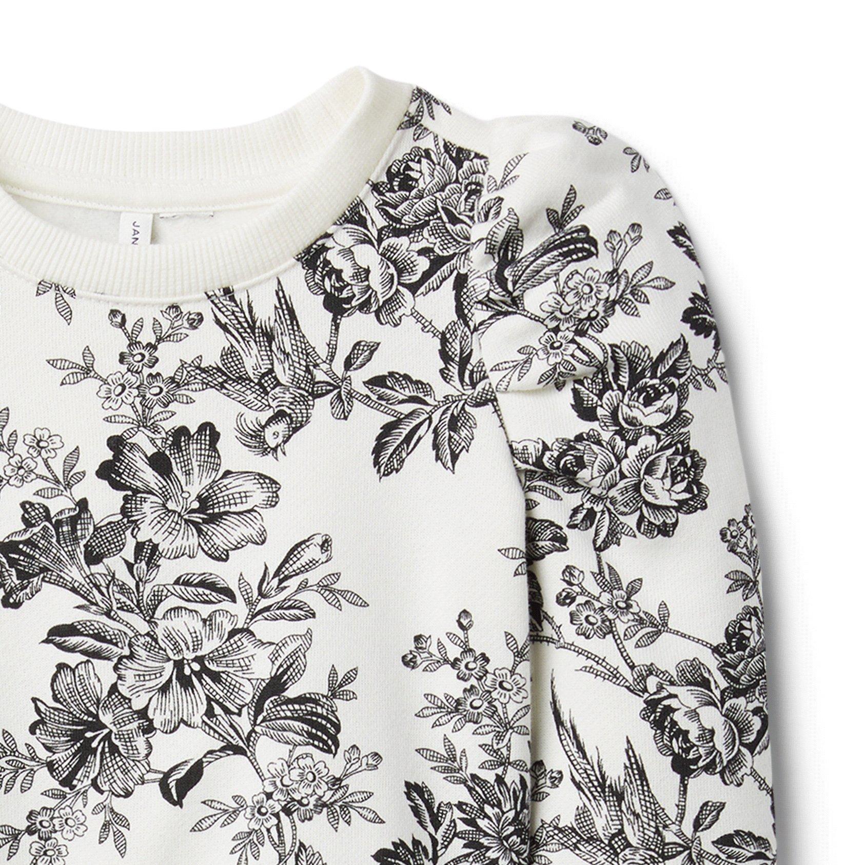 Toile Puff Sleeve Sweatshirt image number 2