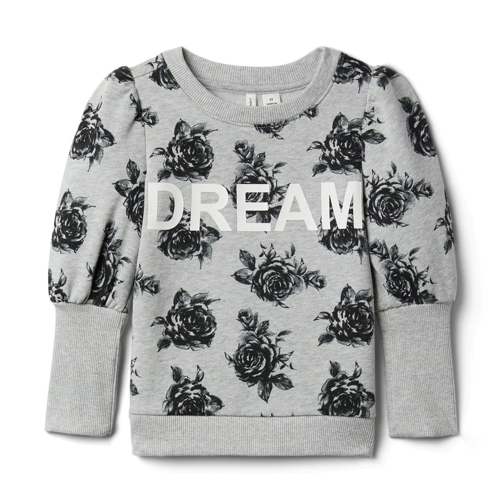 Rose Dream Puff Sleeve Sweatshirt image number 0