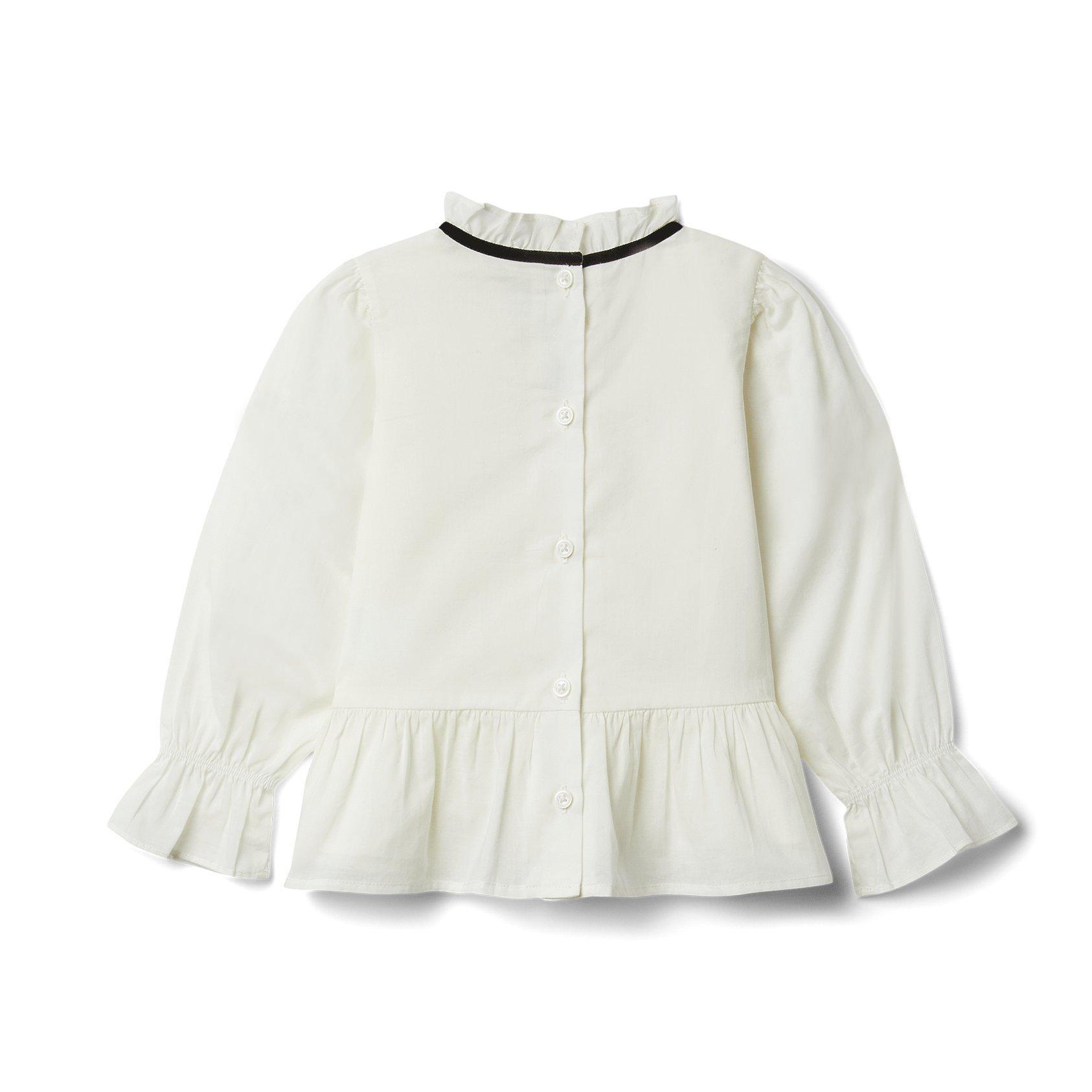 Lace Peplum Top image number 3