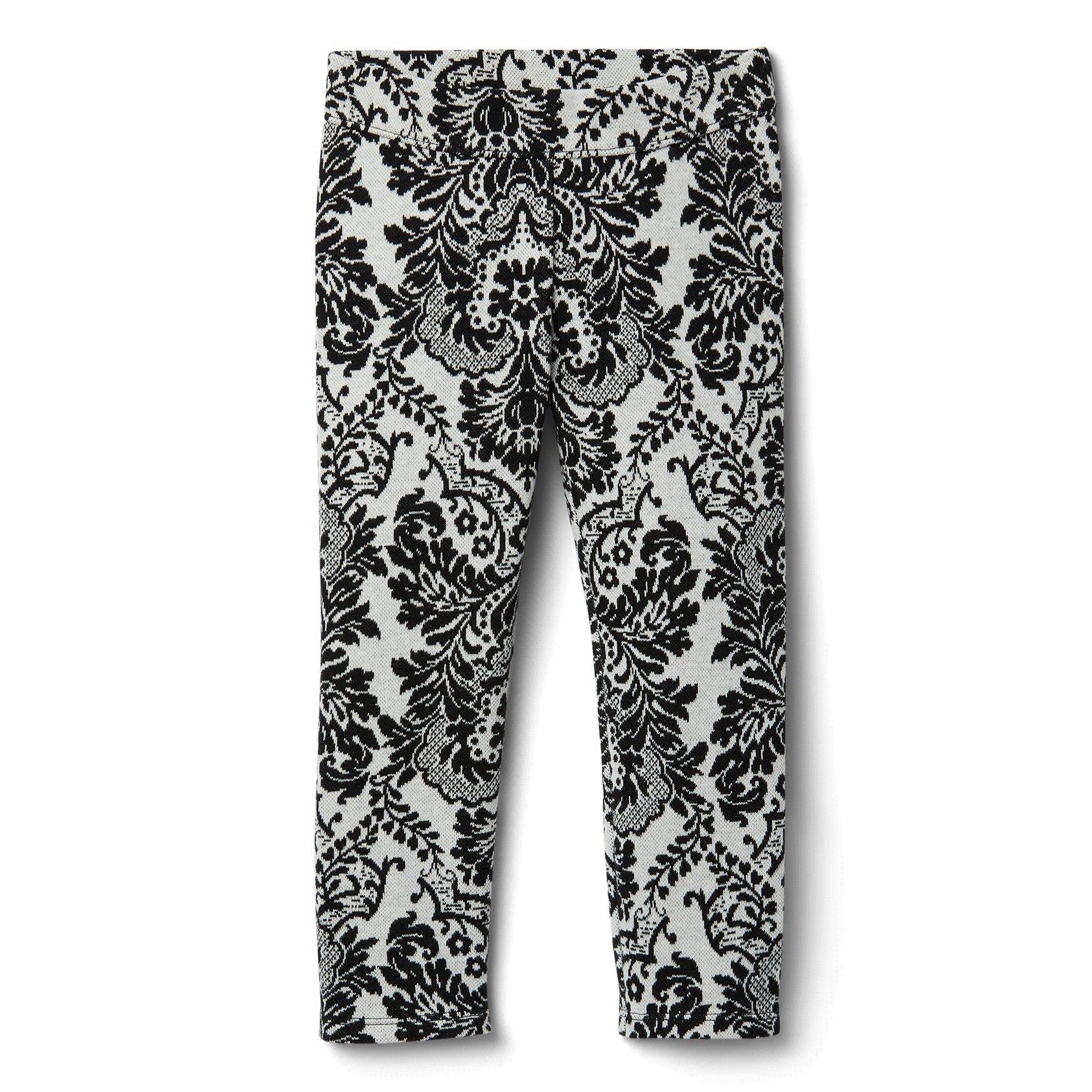 Damask Pattern Jacquard Pant