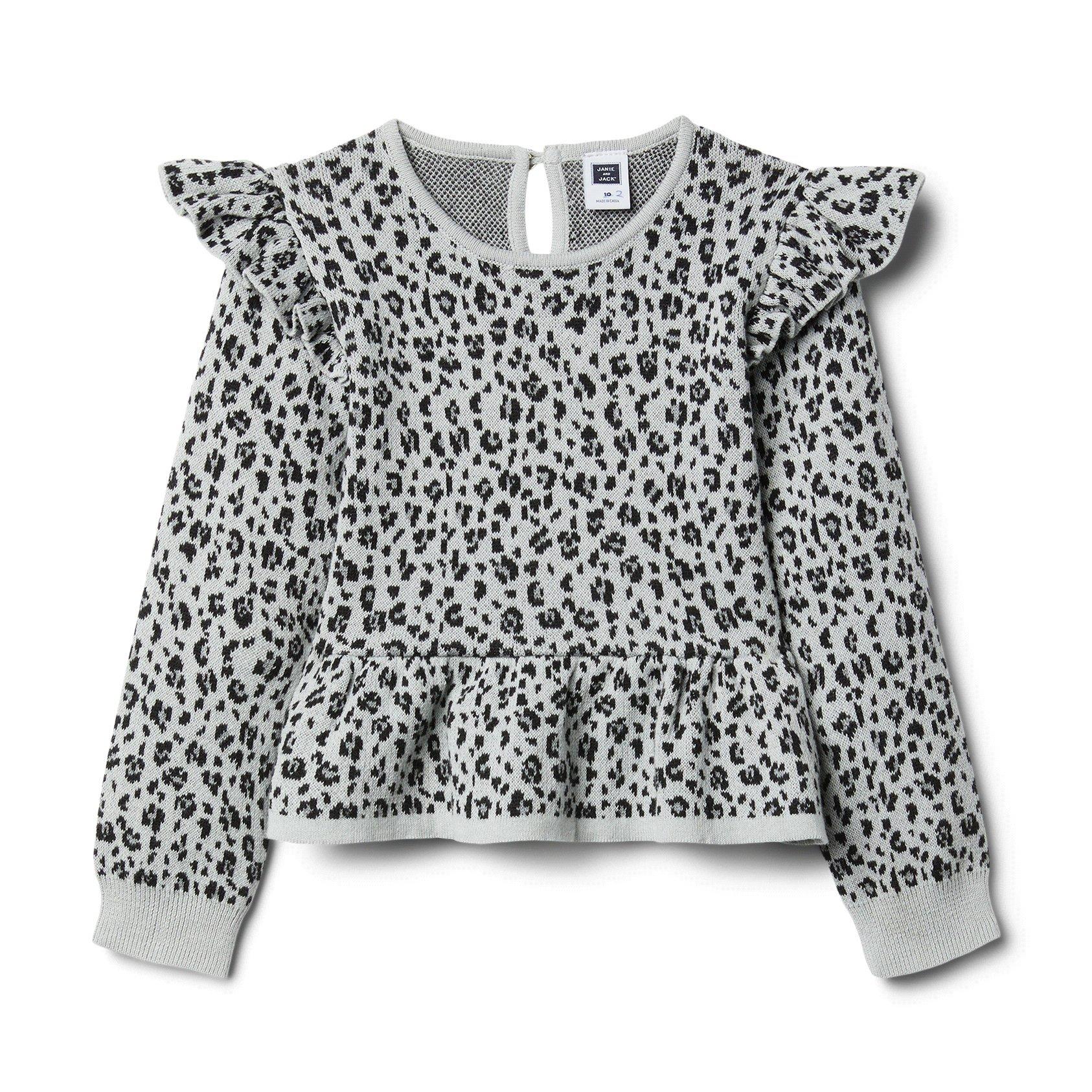 Snow leopard sweater outlet