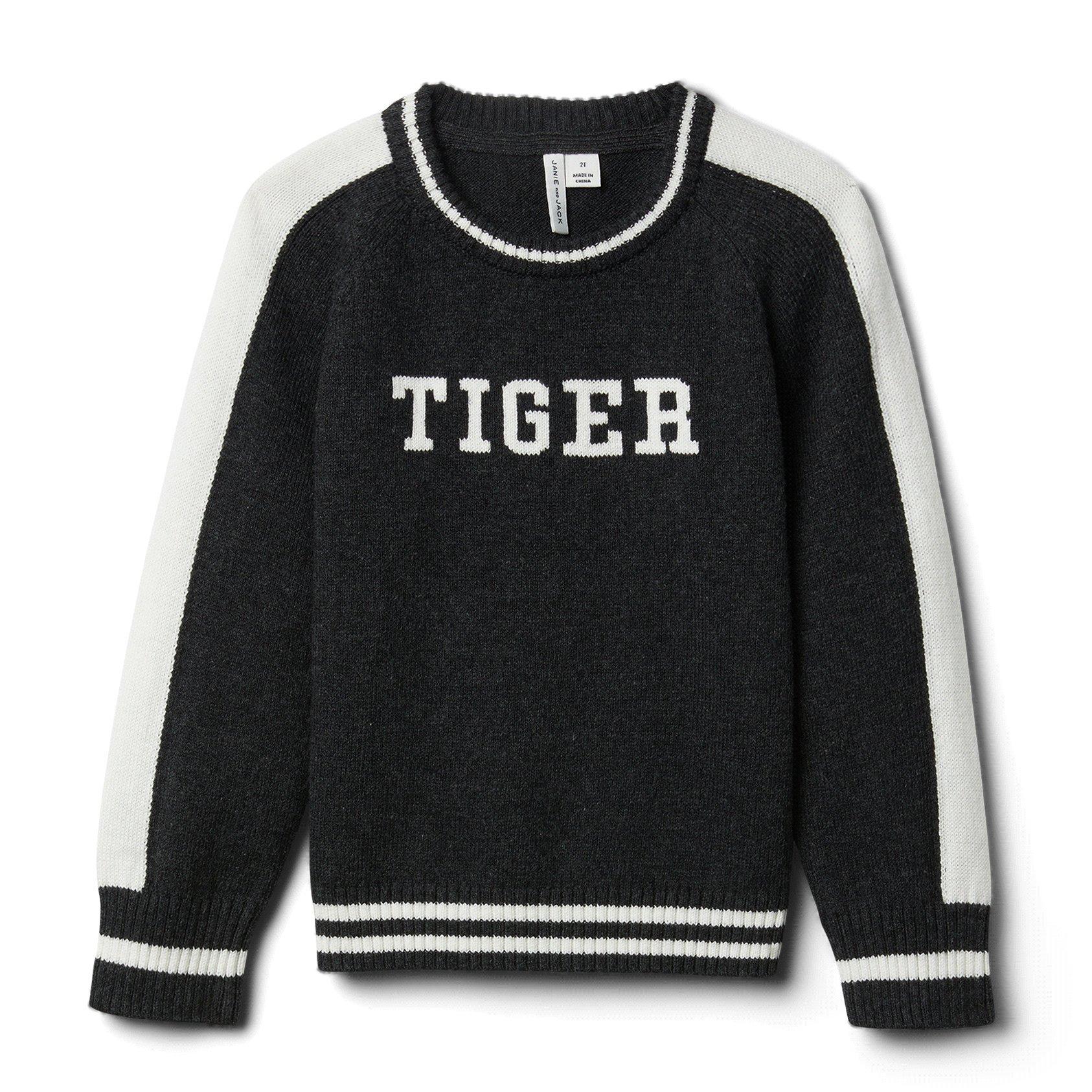 Tiger Raglan Sleeve Sweater image number 0